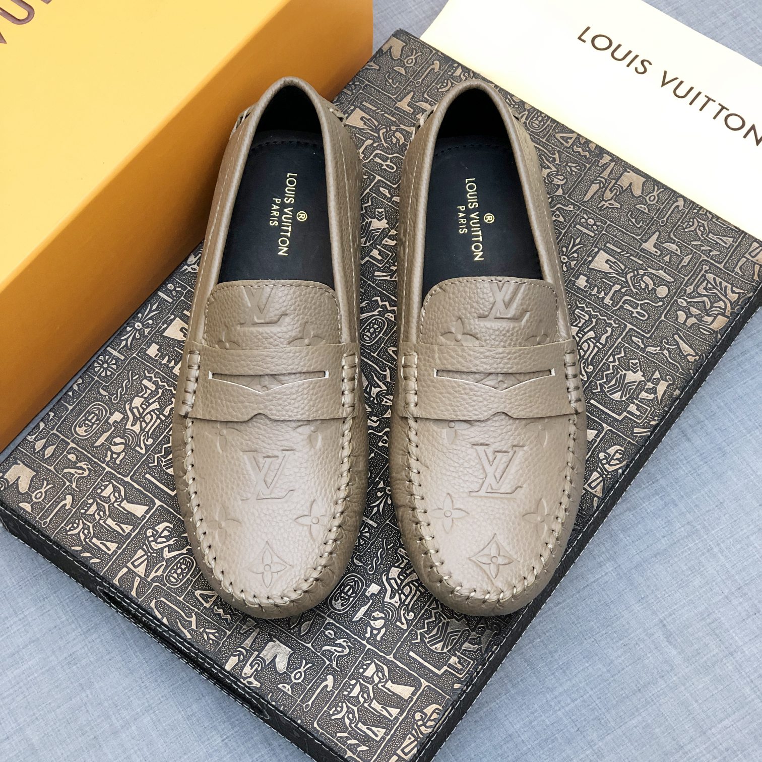 Louis Vuitton Mens Loafers Shoes-0001 38-45