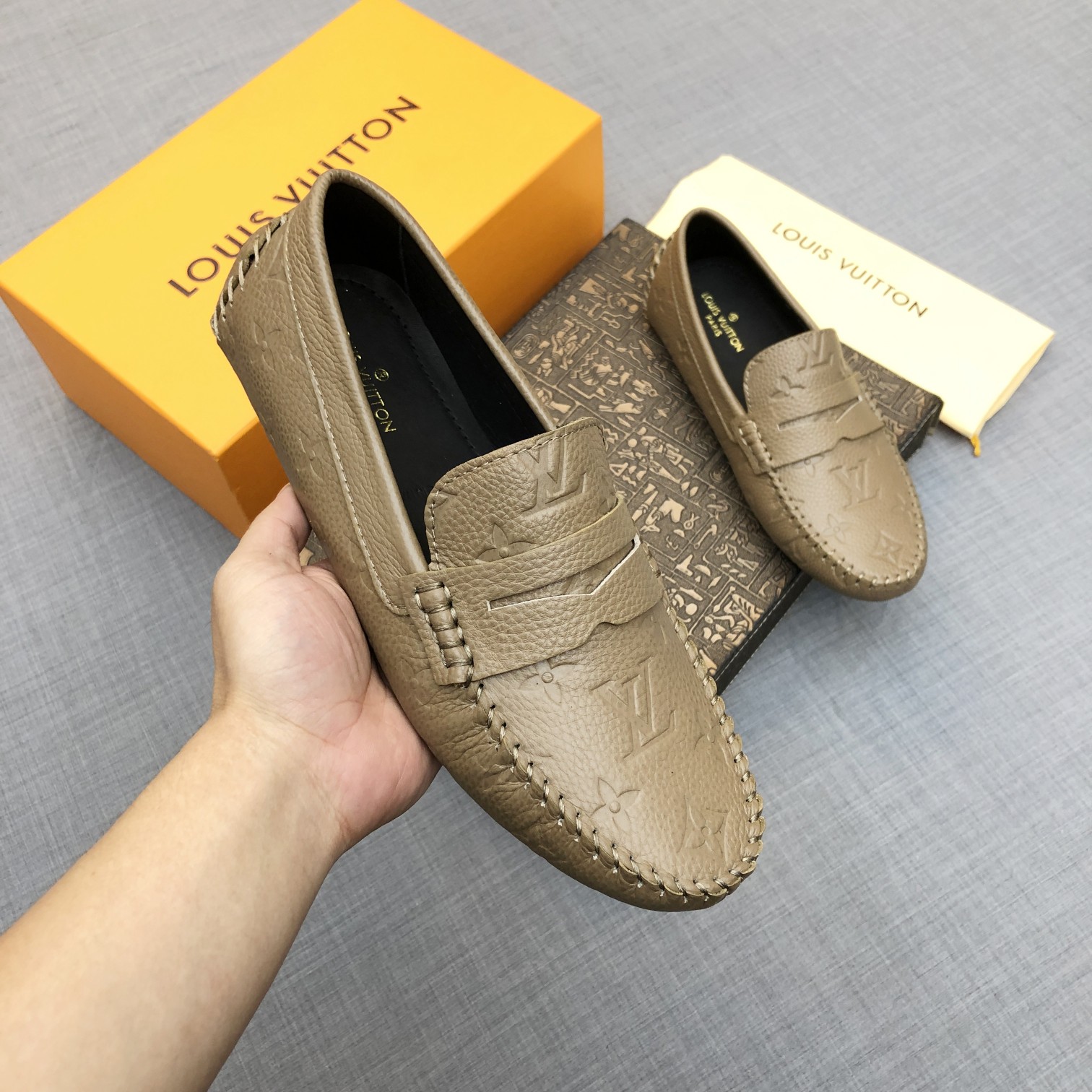 Louis Vuitton Mens Loafers Shoes-0001 38-45