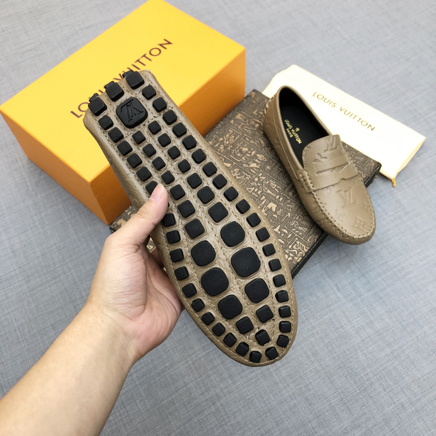 Louis Vuitton Mens Loafers Shoes-0001 38-45