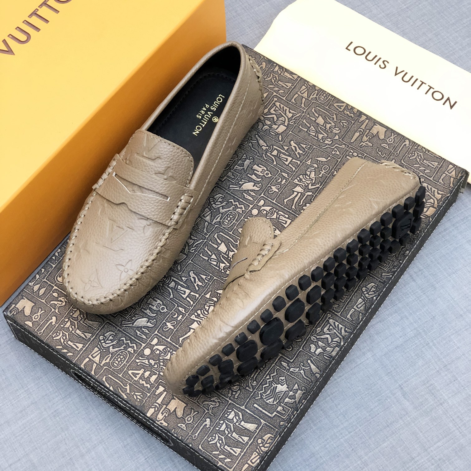 Louis Vuitton Mens Loafers Shoes-0001 38-45