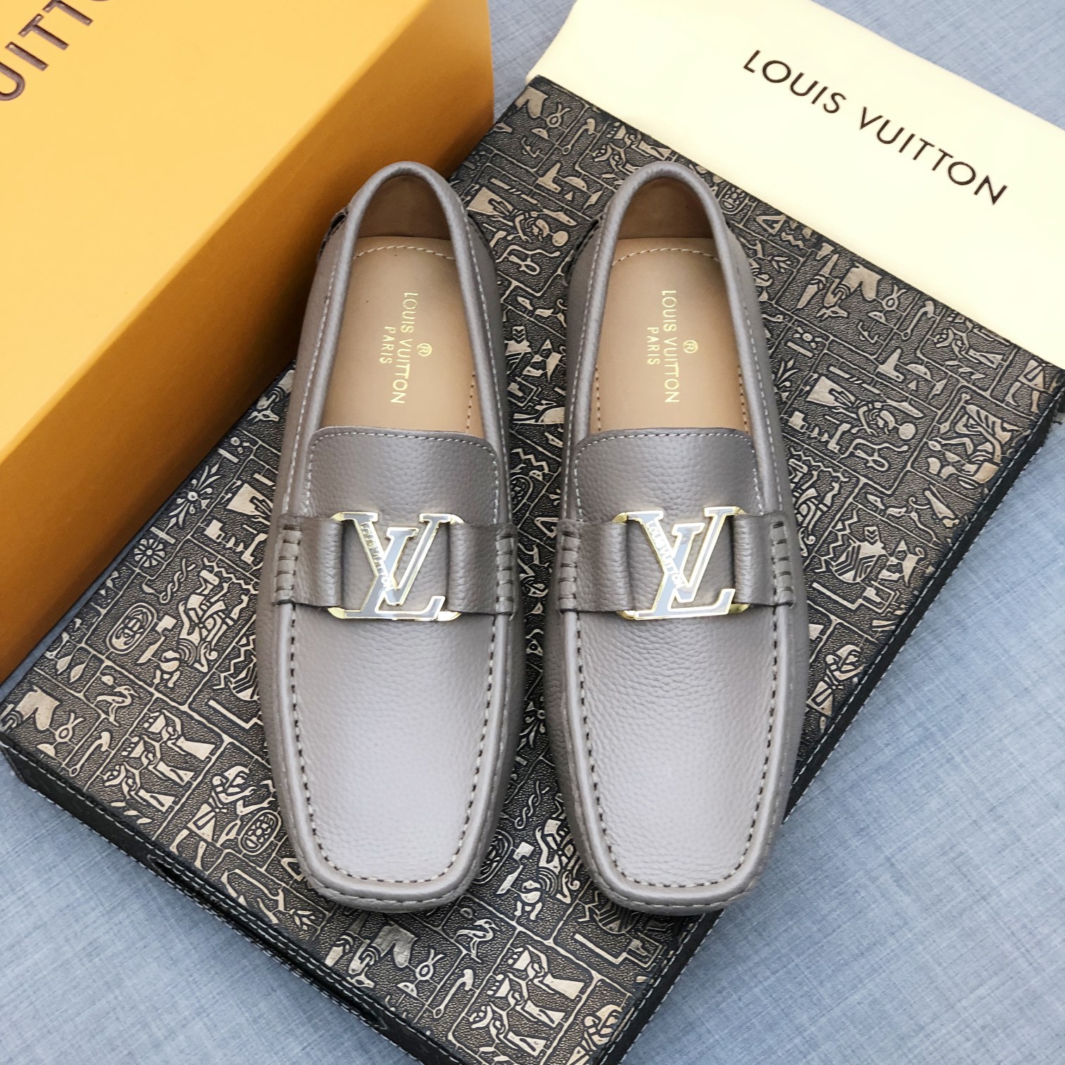 Louis Vuitton Mens Loafers Shoes-0015 38-45