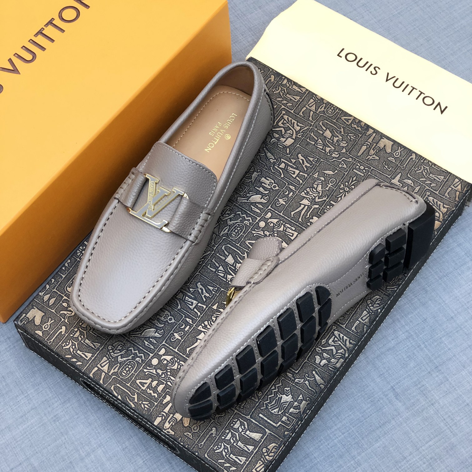 Louis Vuitton Mens Loafers Shoes-0015 38-45