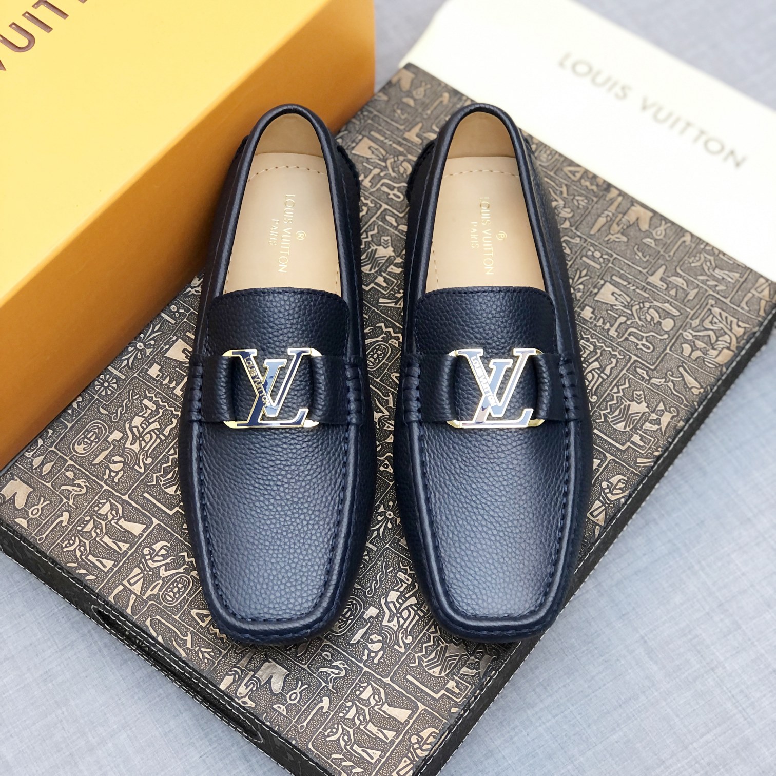 Louis Vuitton Mens Loafers Shoes-0016 38-45