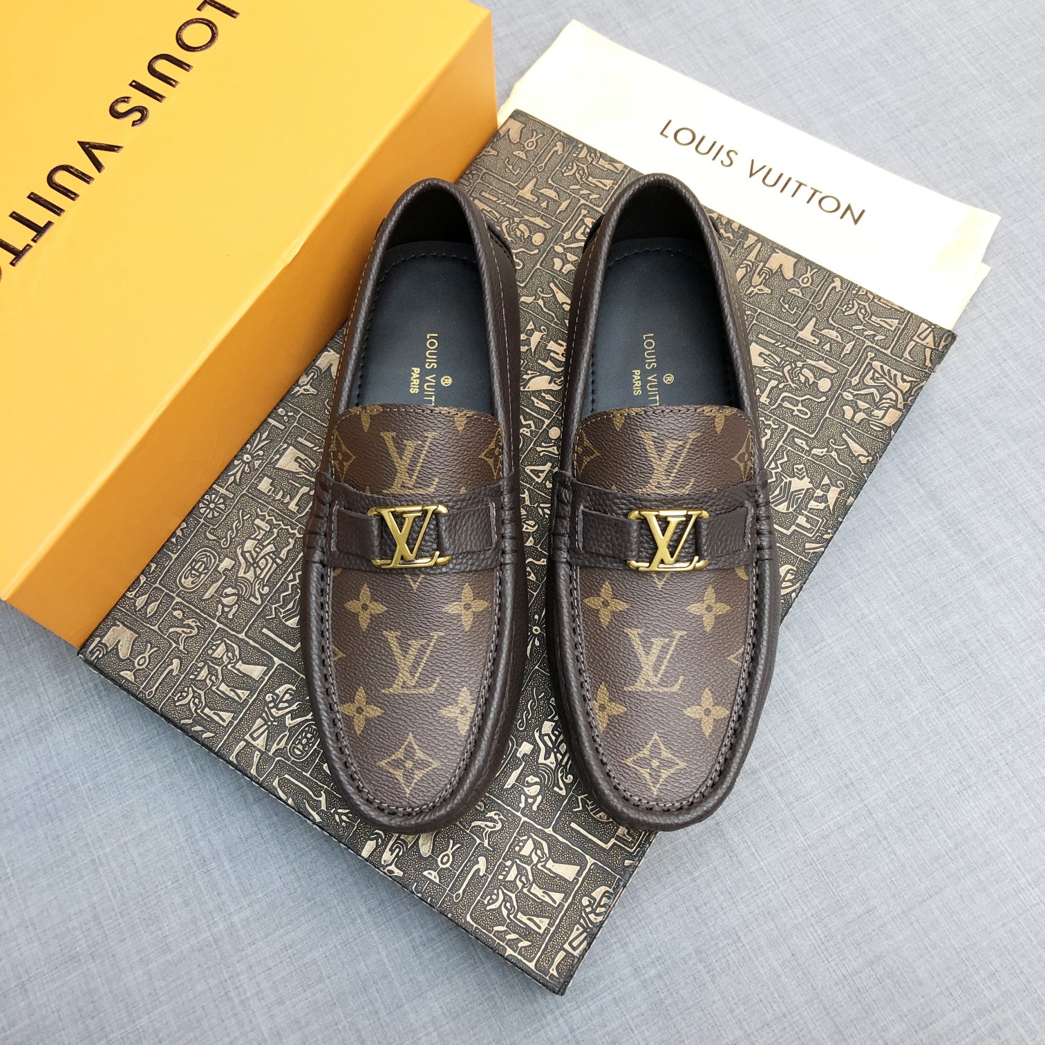 Louis Vuitton Mens Loafers Shoes-0038 38-45