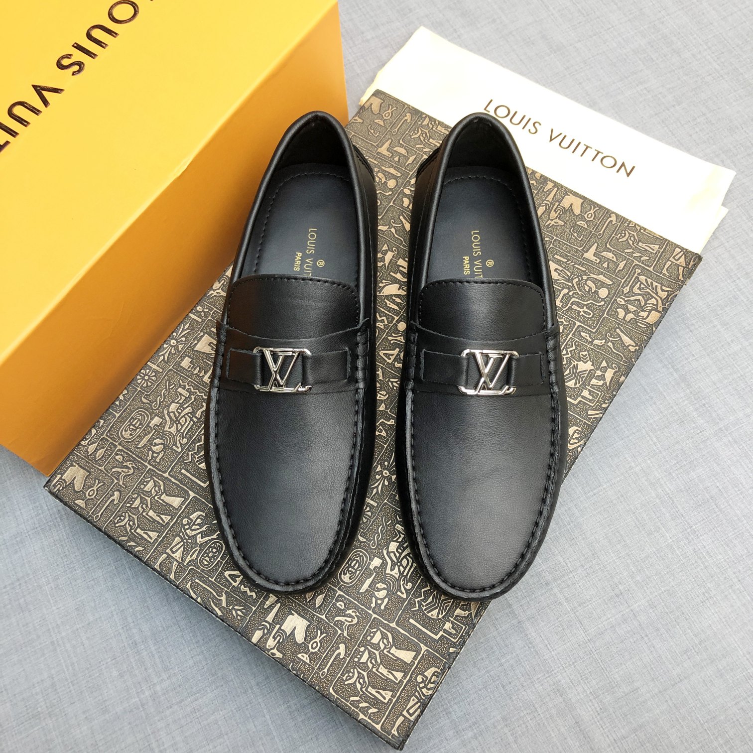 Louis Vuitton Mens Loafers Shoes-0044 38-45
