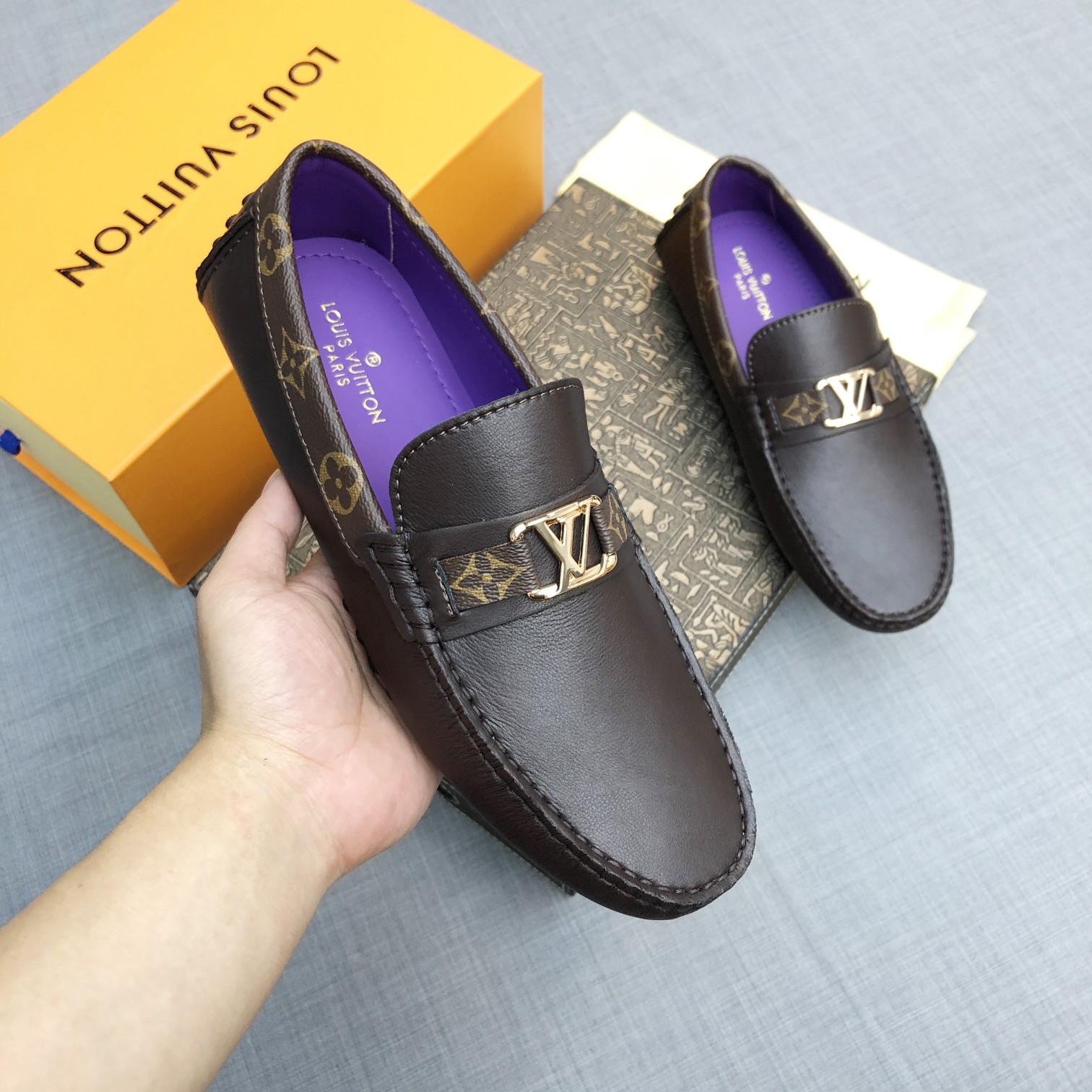 Louis Vuitton Mens Loafers Shoes-0046 38-45