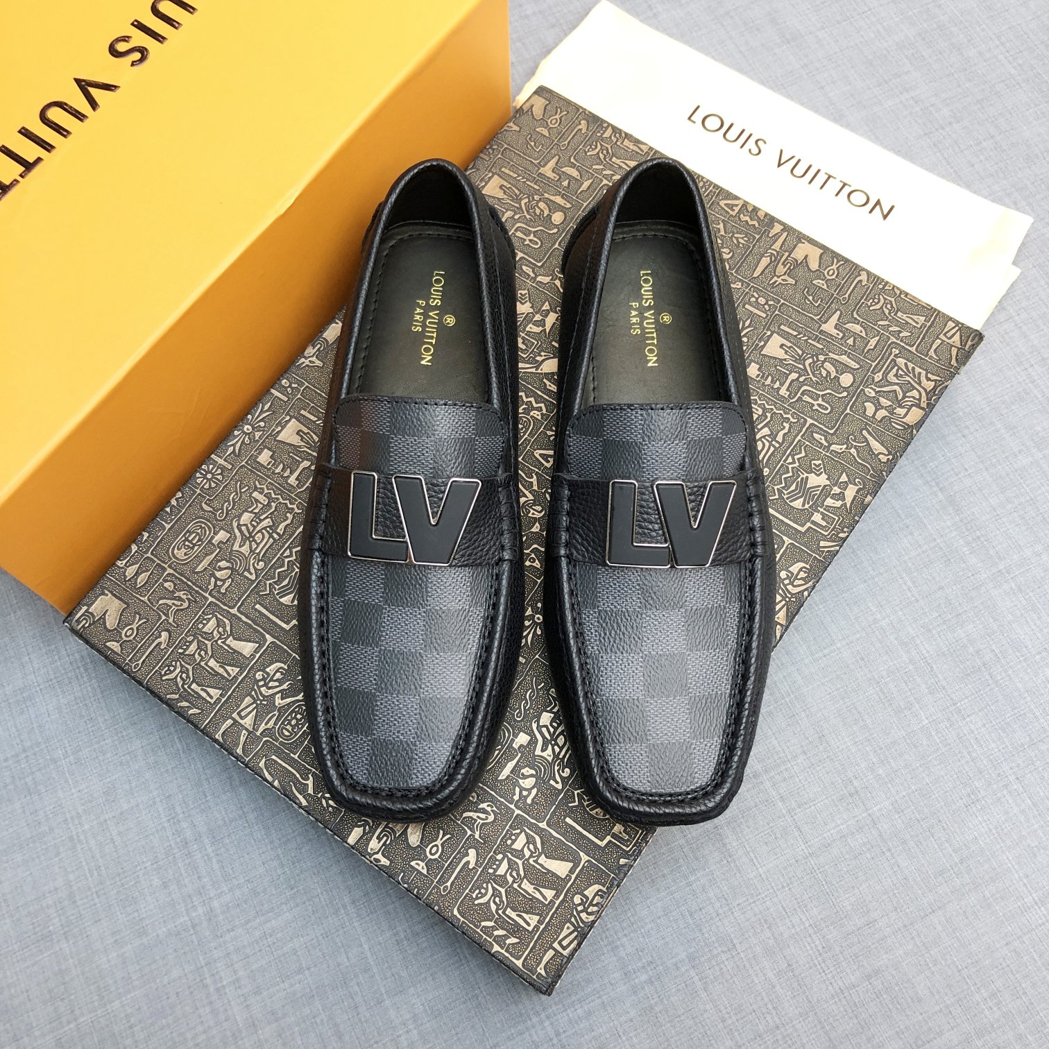 Louis Vuitton Mens Loafers Shoes-0048 38-45
