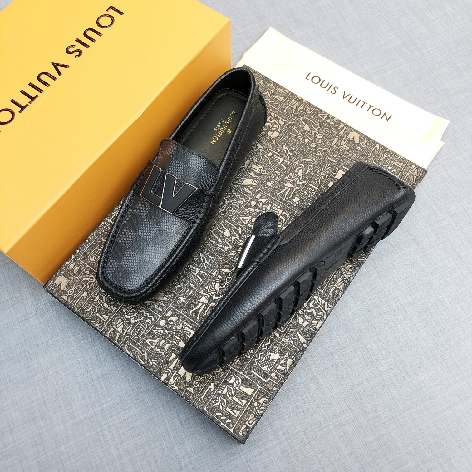 Louis Vuitton Mens Loafers Shoes-0048 38-45