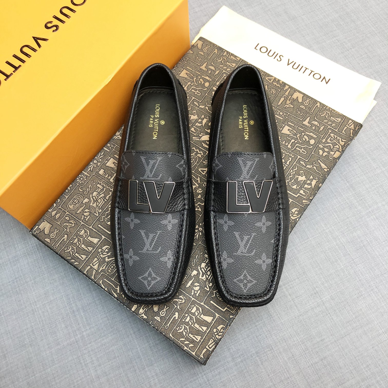 Louis Vuitton Mens Loafers Shoes-005038-45