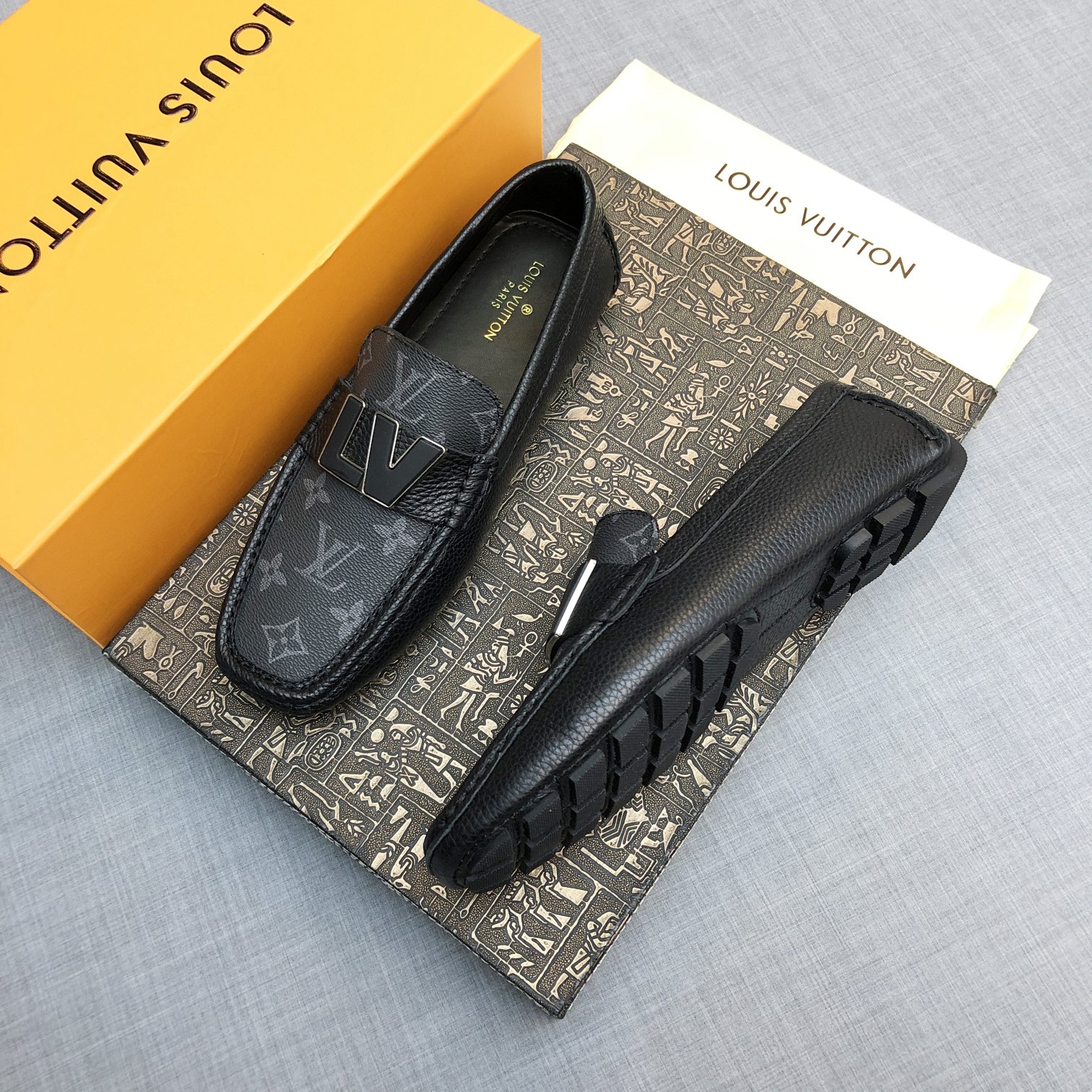 Louis Vuitton Mens Loafers Shoes-005038-45