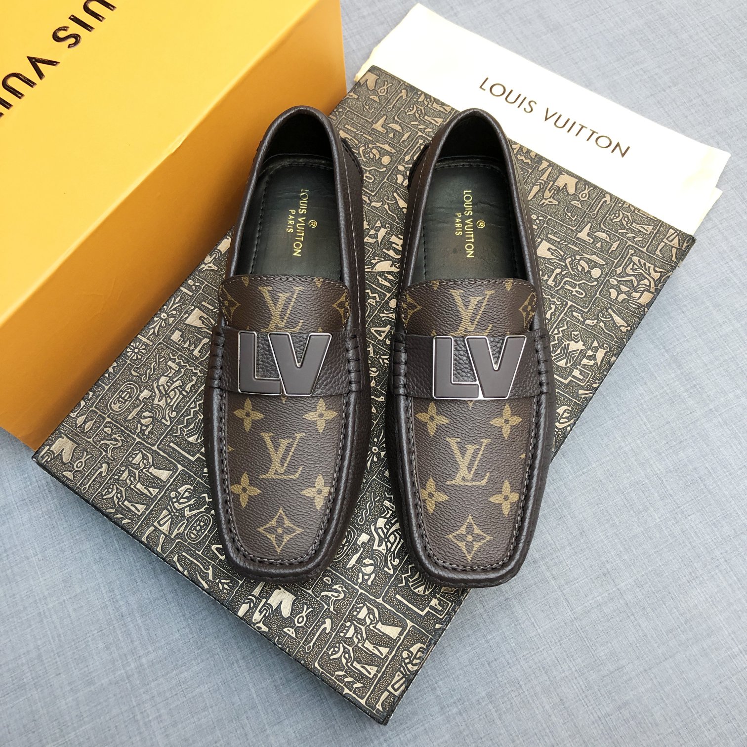 Louis Vuitton Mens Loafers Shoes-0051 38-45