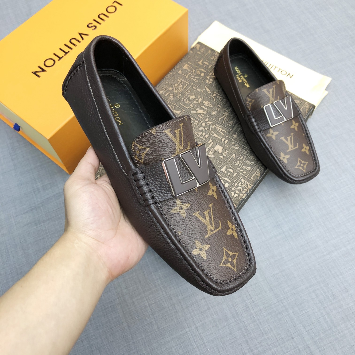 Louis Vuitton Mens Loafers Shoes-0051 38-45