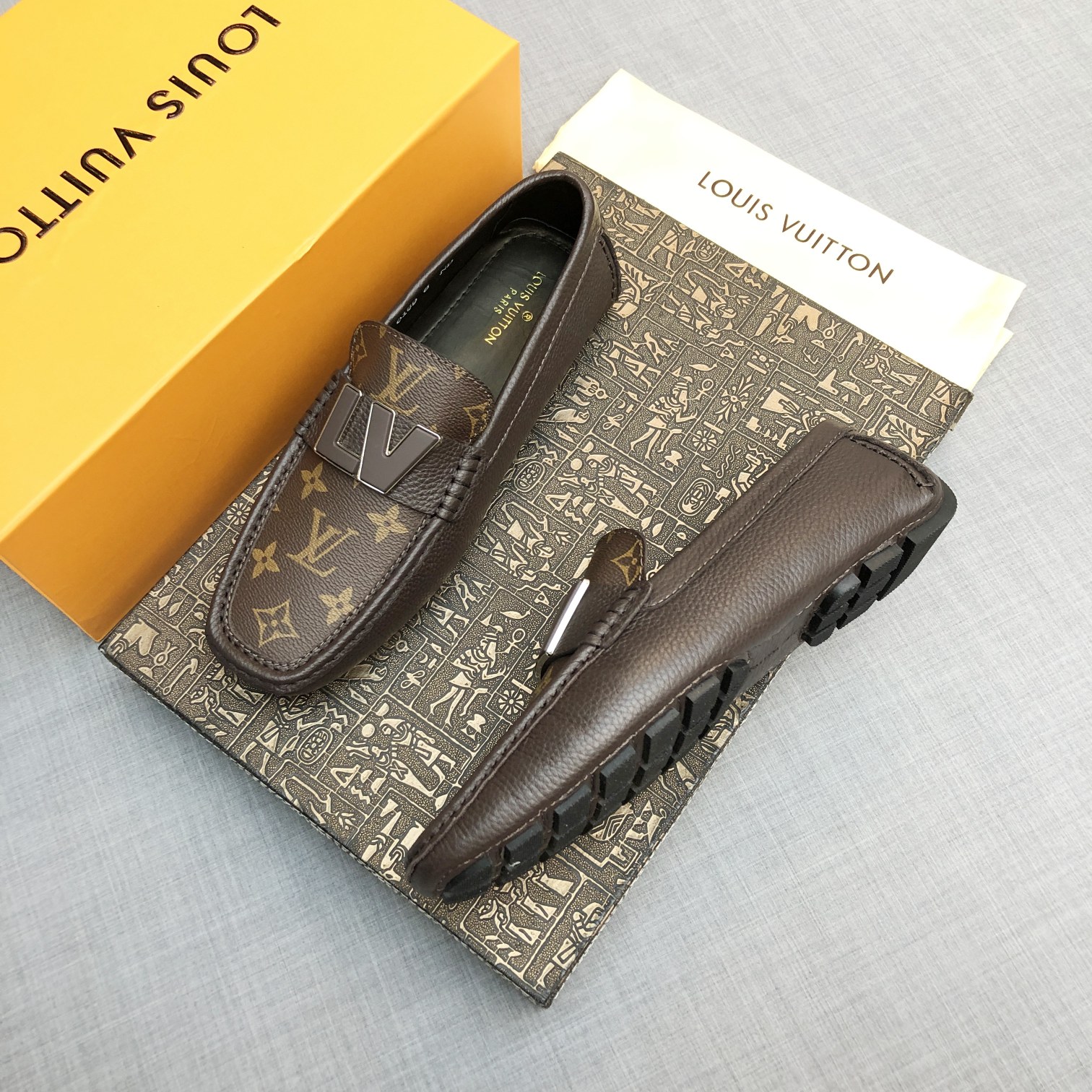 Louis Vuitton Mens Loafers Shoes-0051 38-45