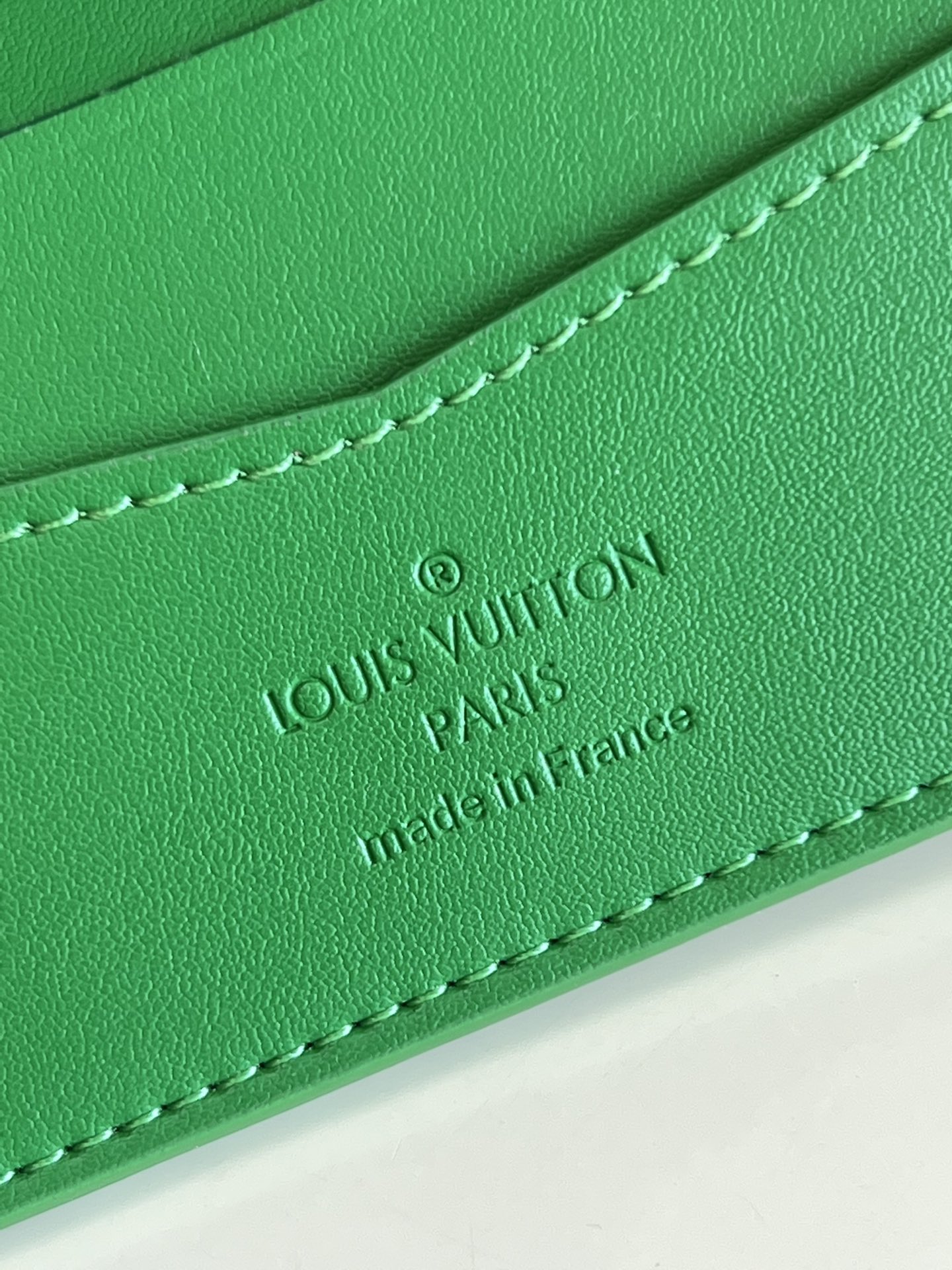 Louis Vuitton Multiple Wallet Taurillon Monogram Leather Green M81548