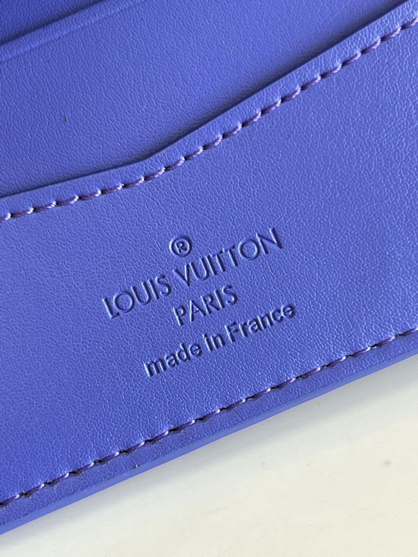 Louis Vuitton Multiple Wallet Taurillon Monogram Leather Purple M81548