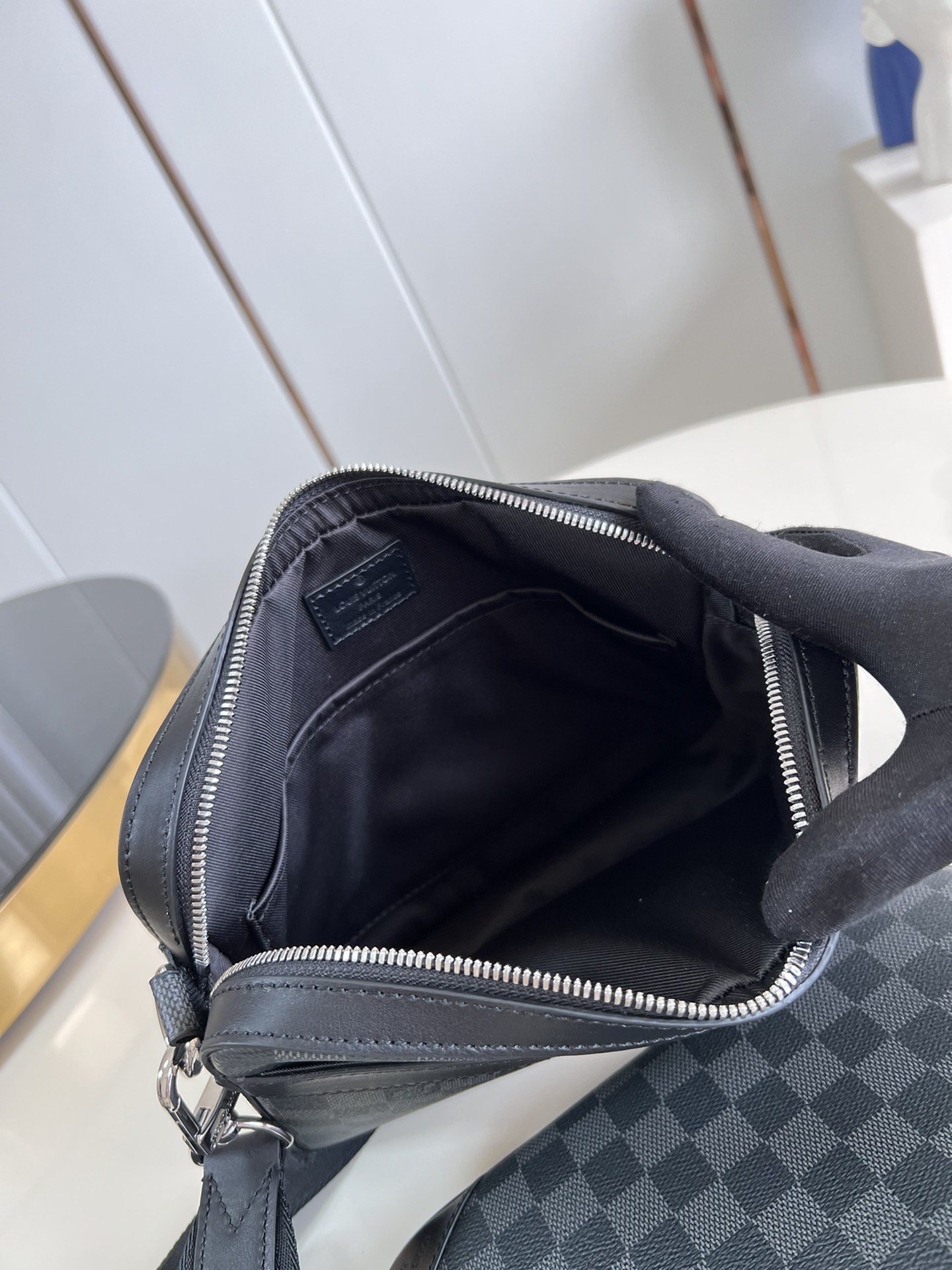 Louis Vuitton N40519 Trio Messenger Damier Graphite coated canvas