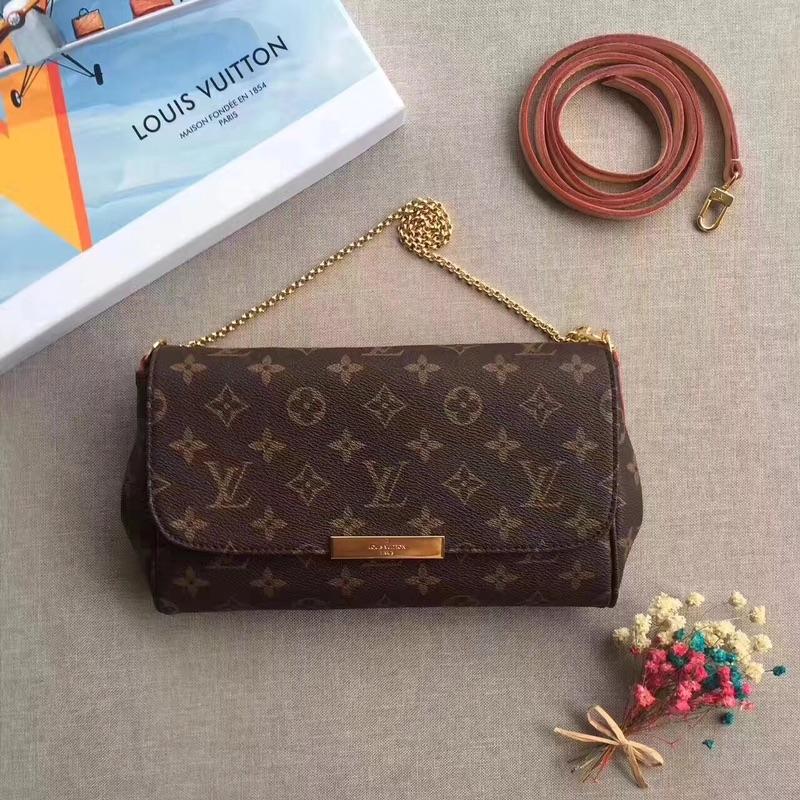 Louis Vuitton N40718 Favorite MM Shoulde Bag Monogram