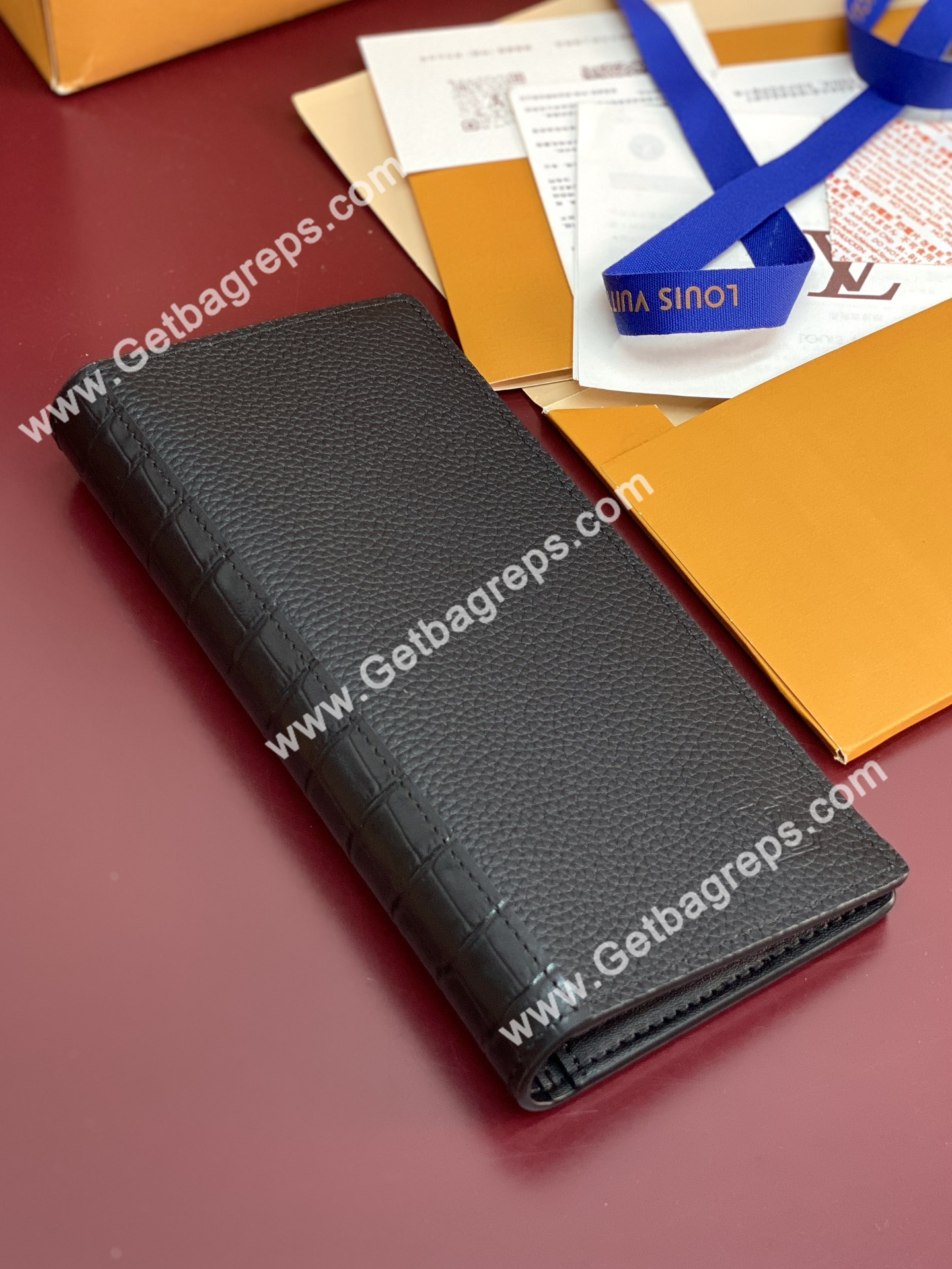 Louis Vuitton N88115 Long Wallet Black
