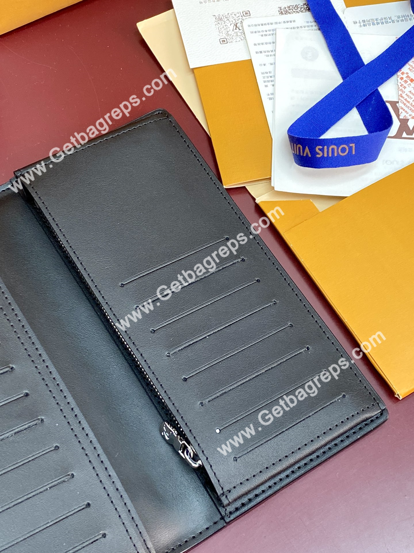 Louis Vuitton N88115 Long Wallet Black