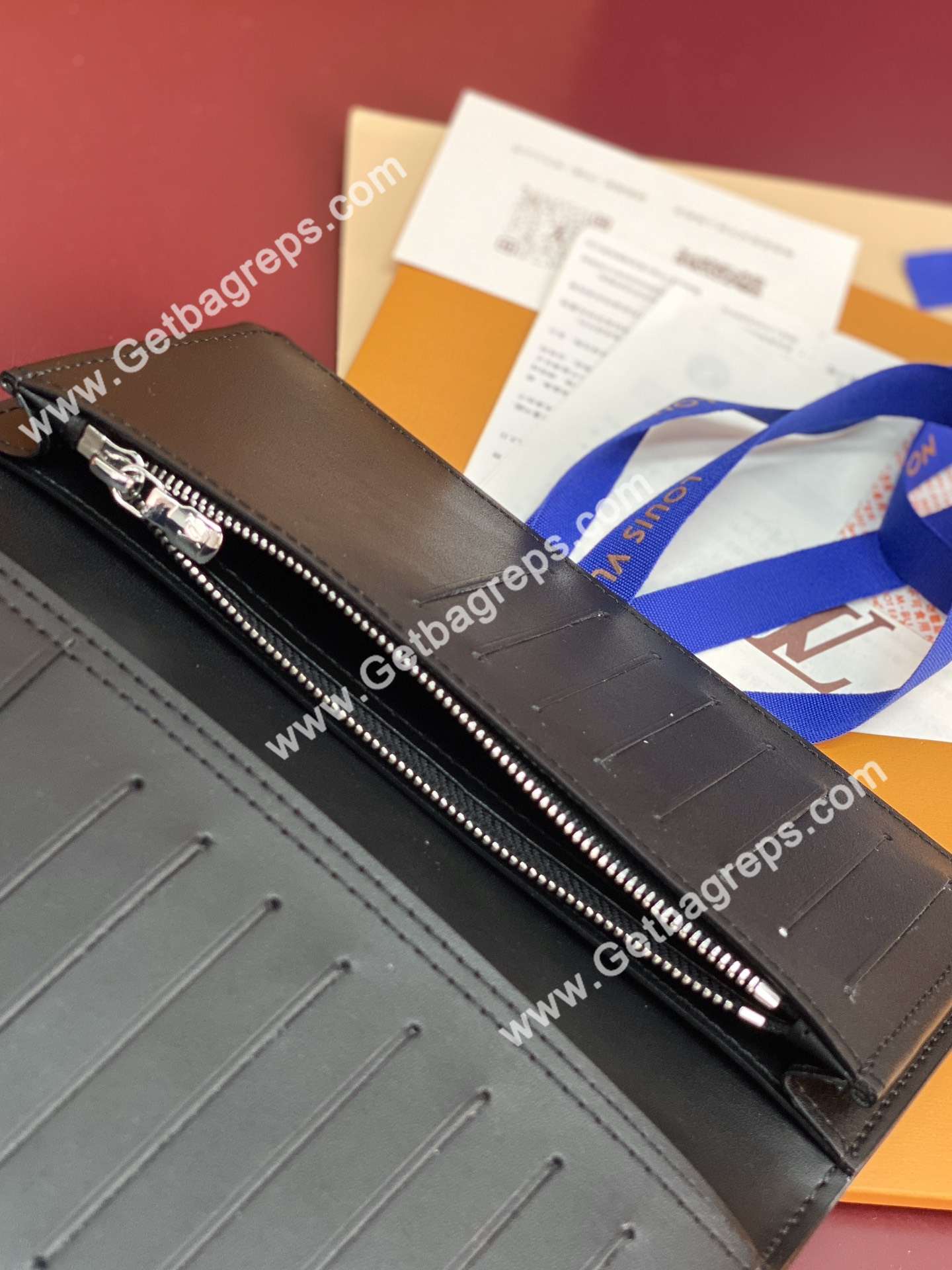 Louis Vuitton N88115 Long Wallet Black