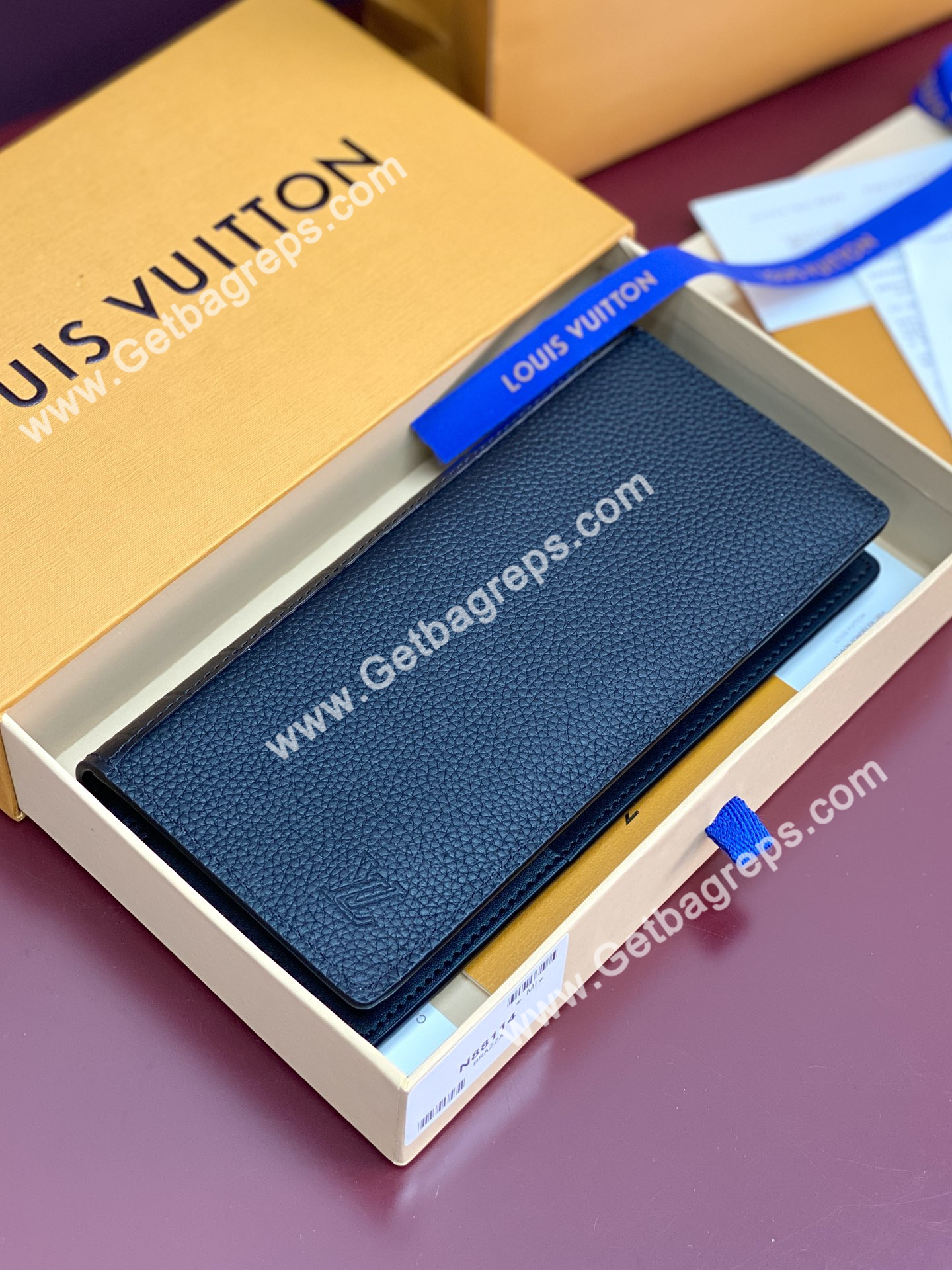 Louis Vuitton N88115 Long Wallet Black