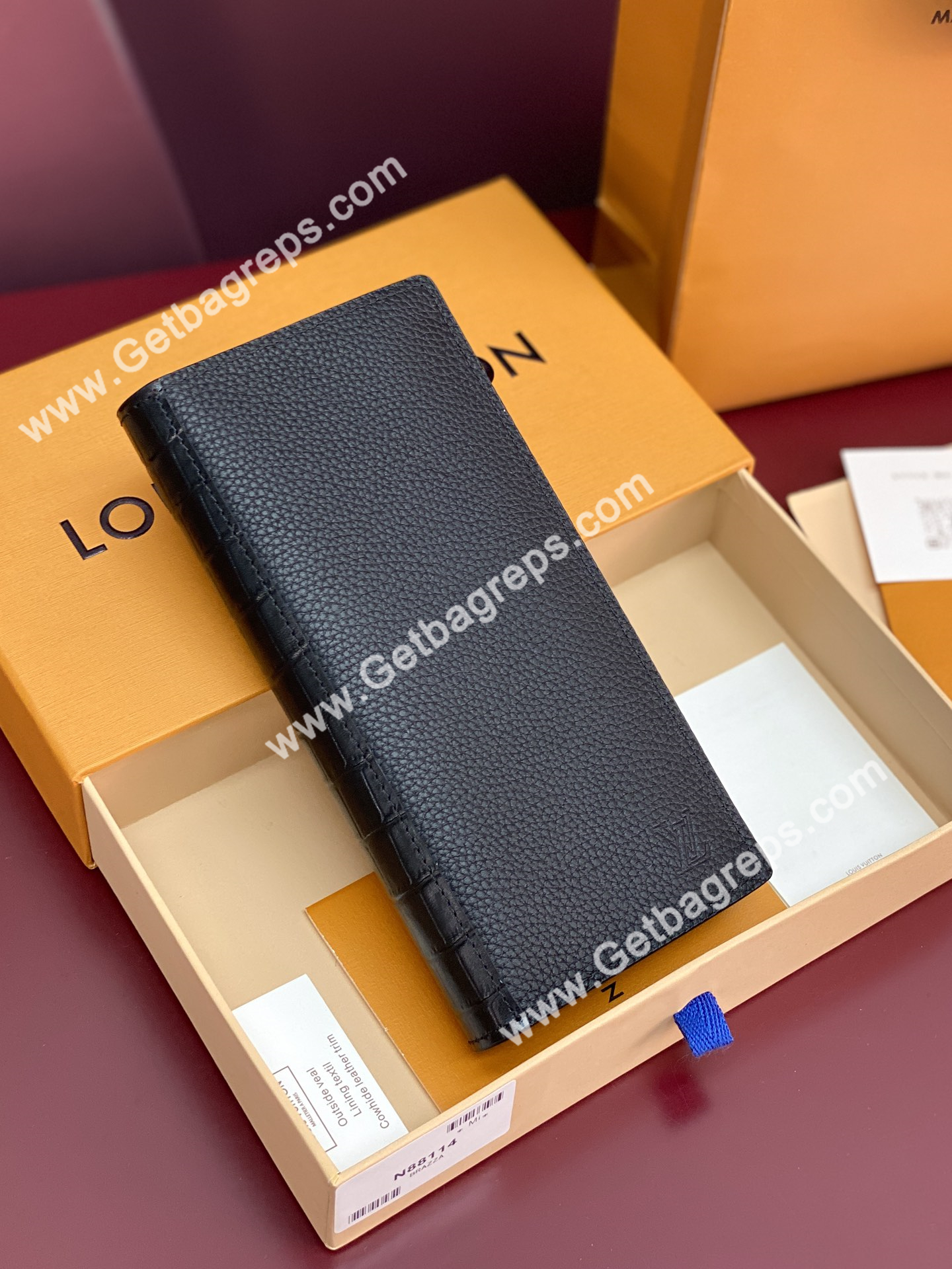 Louis Vuitton N88115 Long Wallet Black