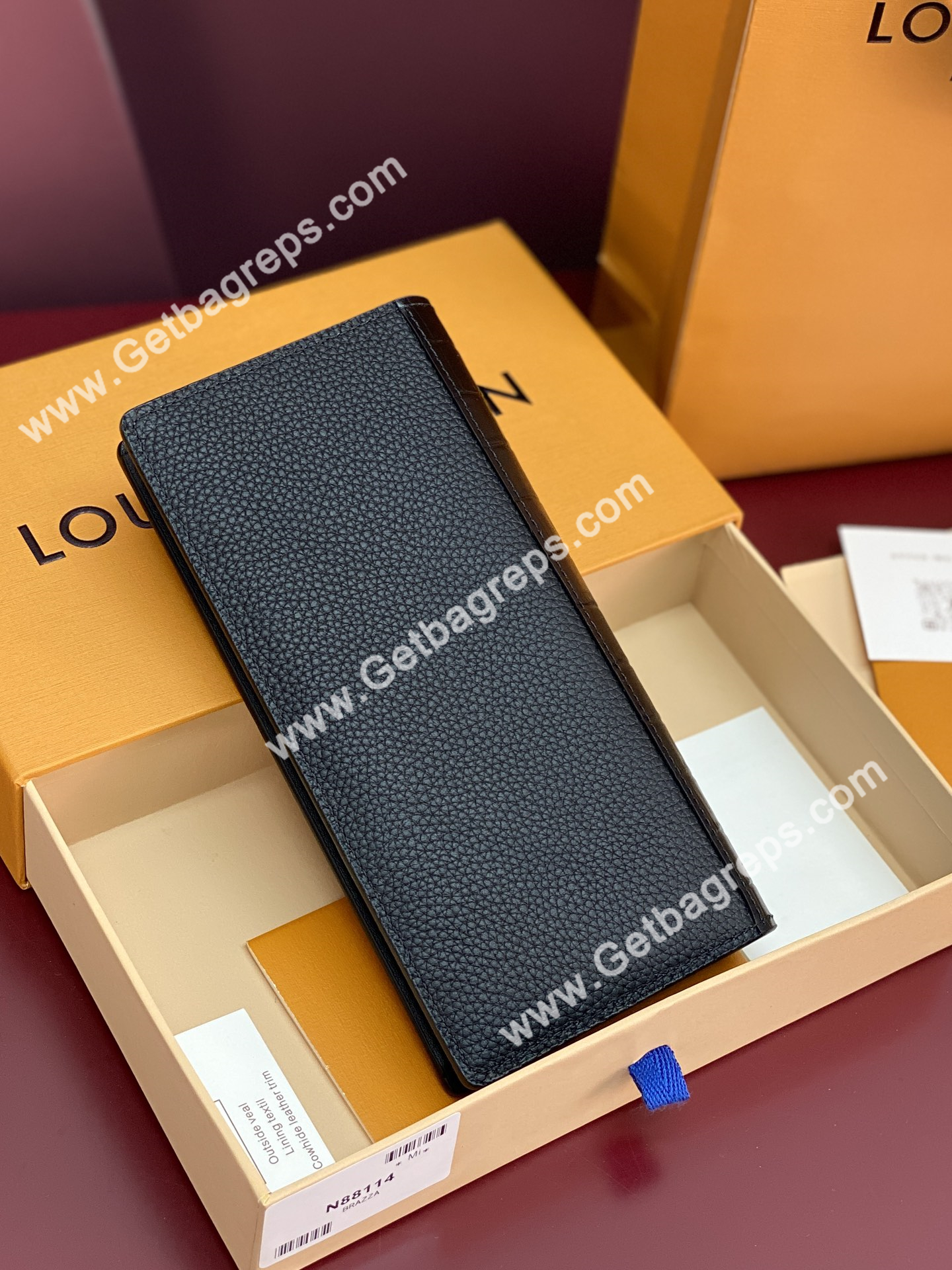 Louis Vuitton N88115 Long Wallet Black