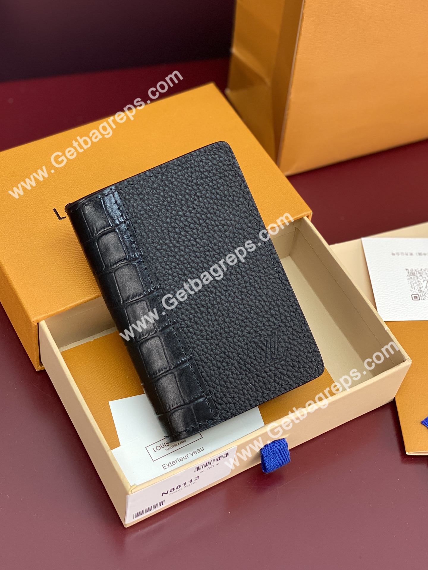 Louis Vuitton N88115 Wallet Black-2