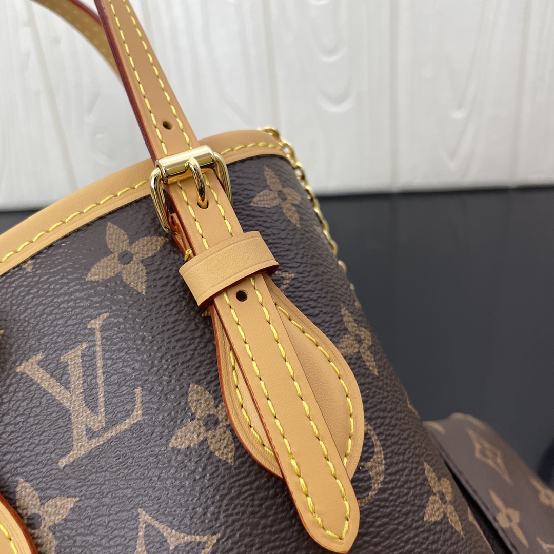 Louis Vuitton Nano Bucket Bag Monogram Canvas M81489