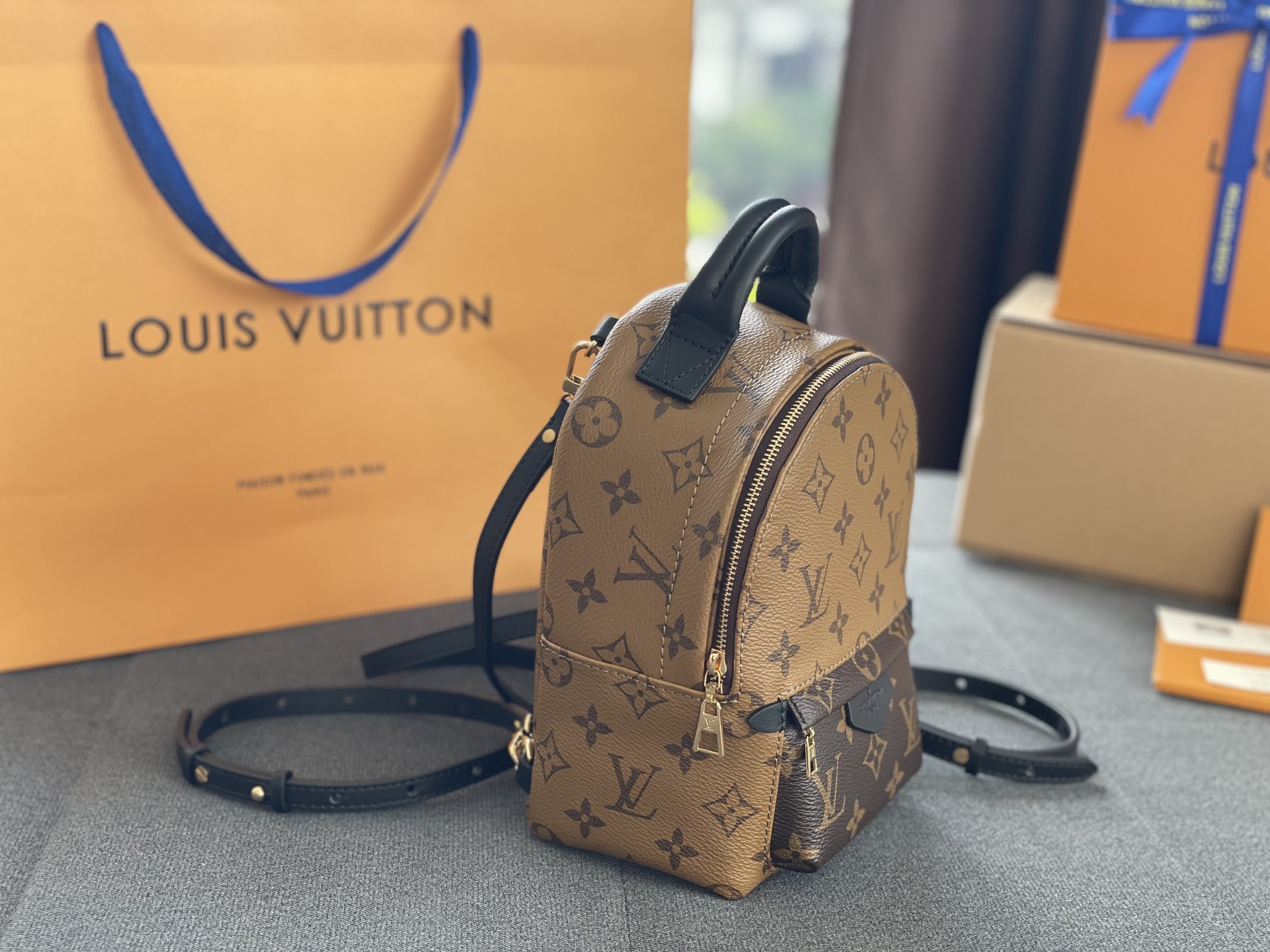 Louis Vuitton Palm Springs Mini Backpack Monogram Reverse M44872