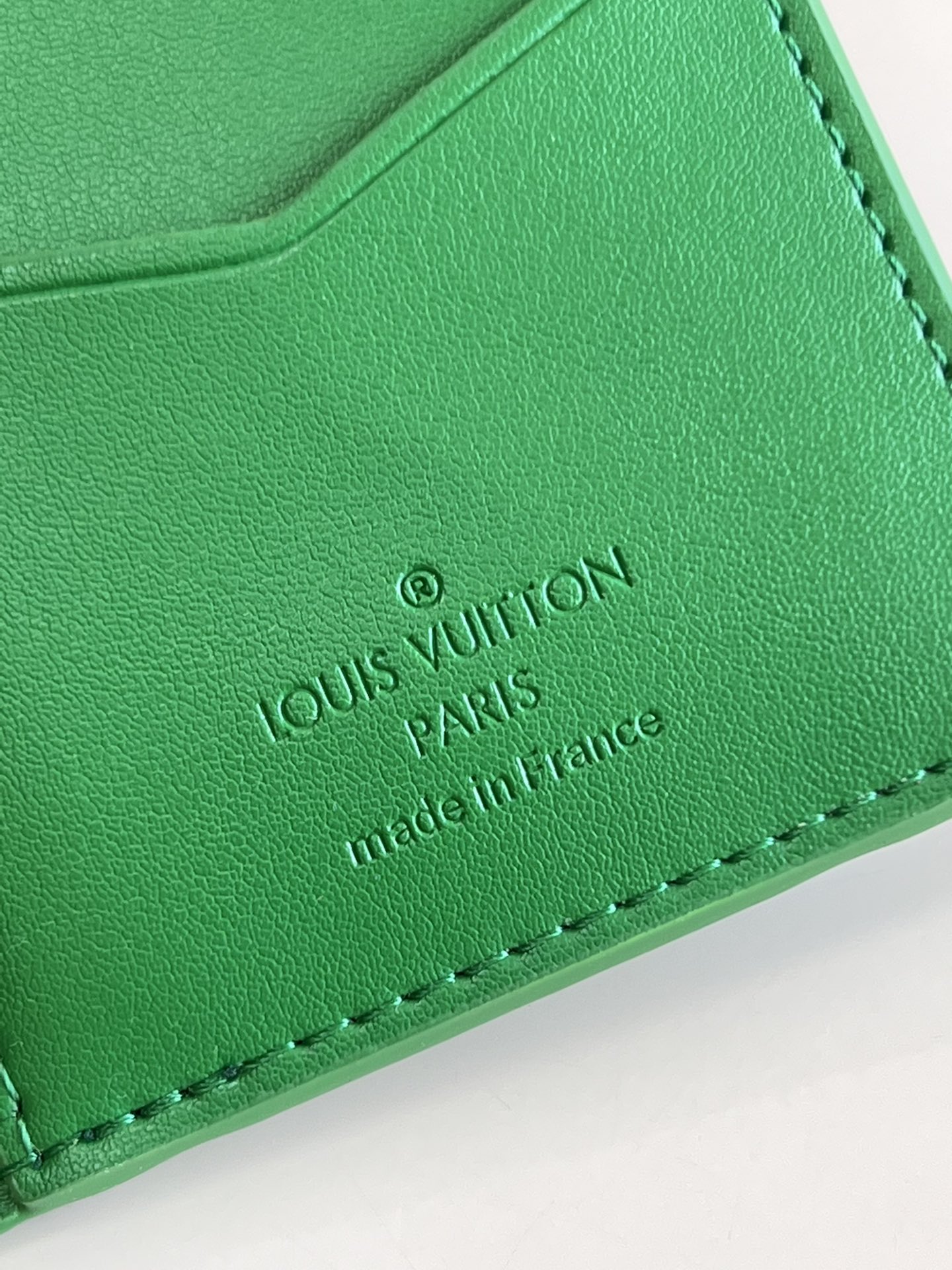 Louis Vuitton Pocket Organizer Taurillon Monogram leather Green M81540