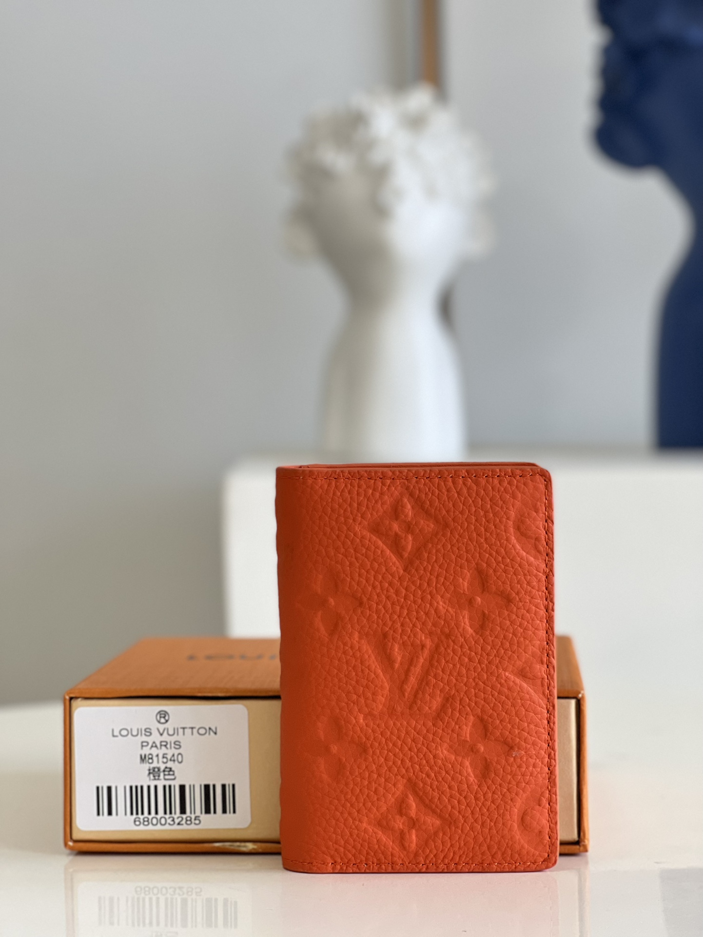 Louis Vuitton Pocket Organizer Taurillon Monogram leather Orange M81546