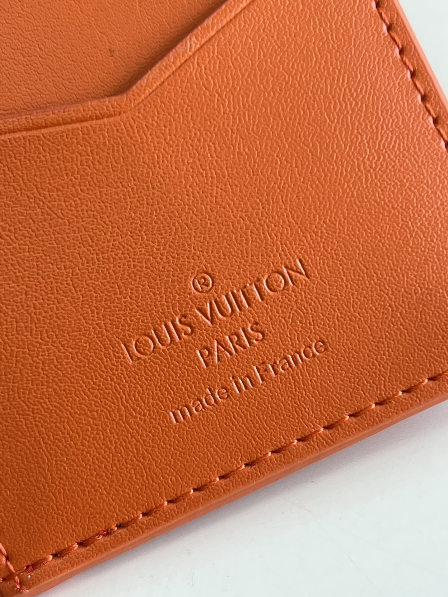 Louis Vuitton Pocket Organizer Taurillon Monogram leather Orange M81546