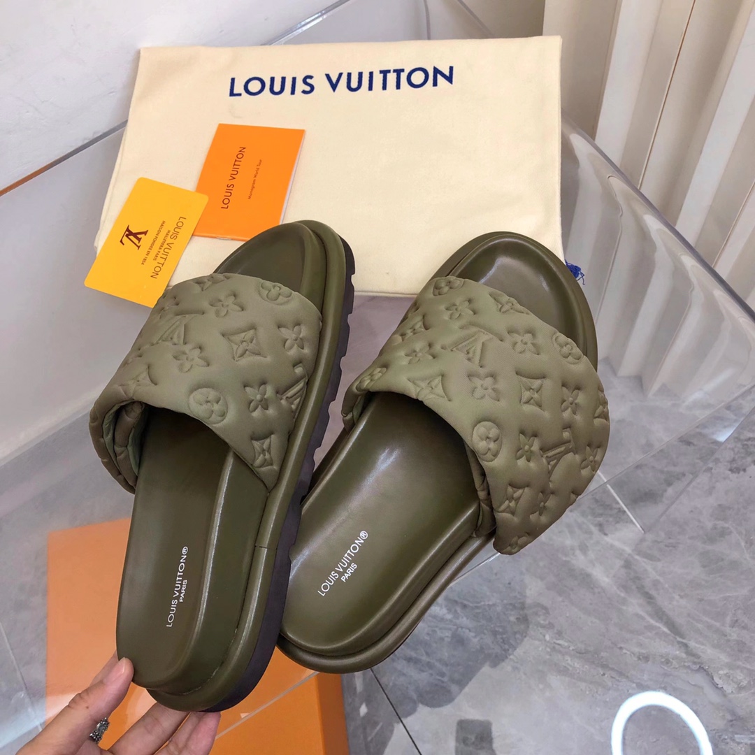 Louis Vuitton Pool Pillow Flat Comfort Mule-0006 35-44