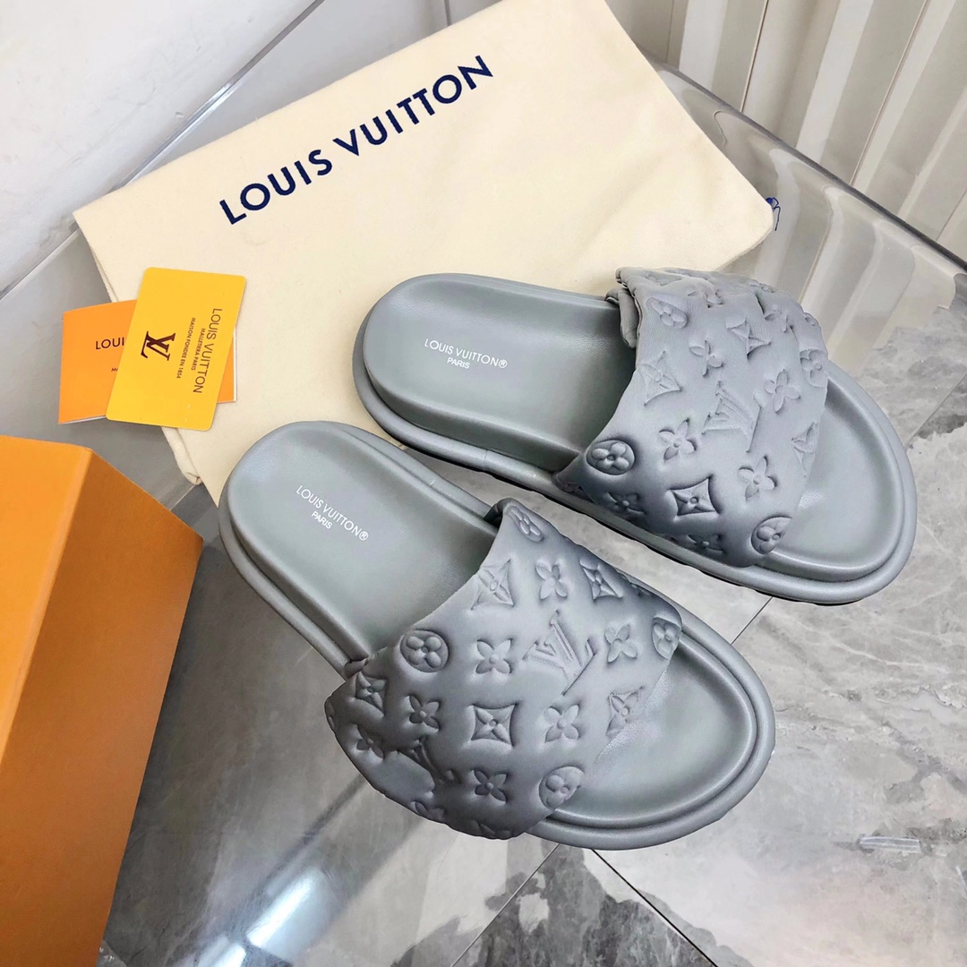 Louis Vuitton Pool Pillow Flat Comfort Mule-0009 35-44