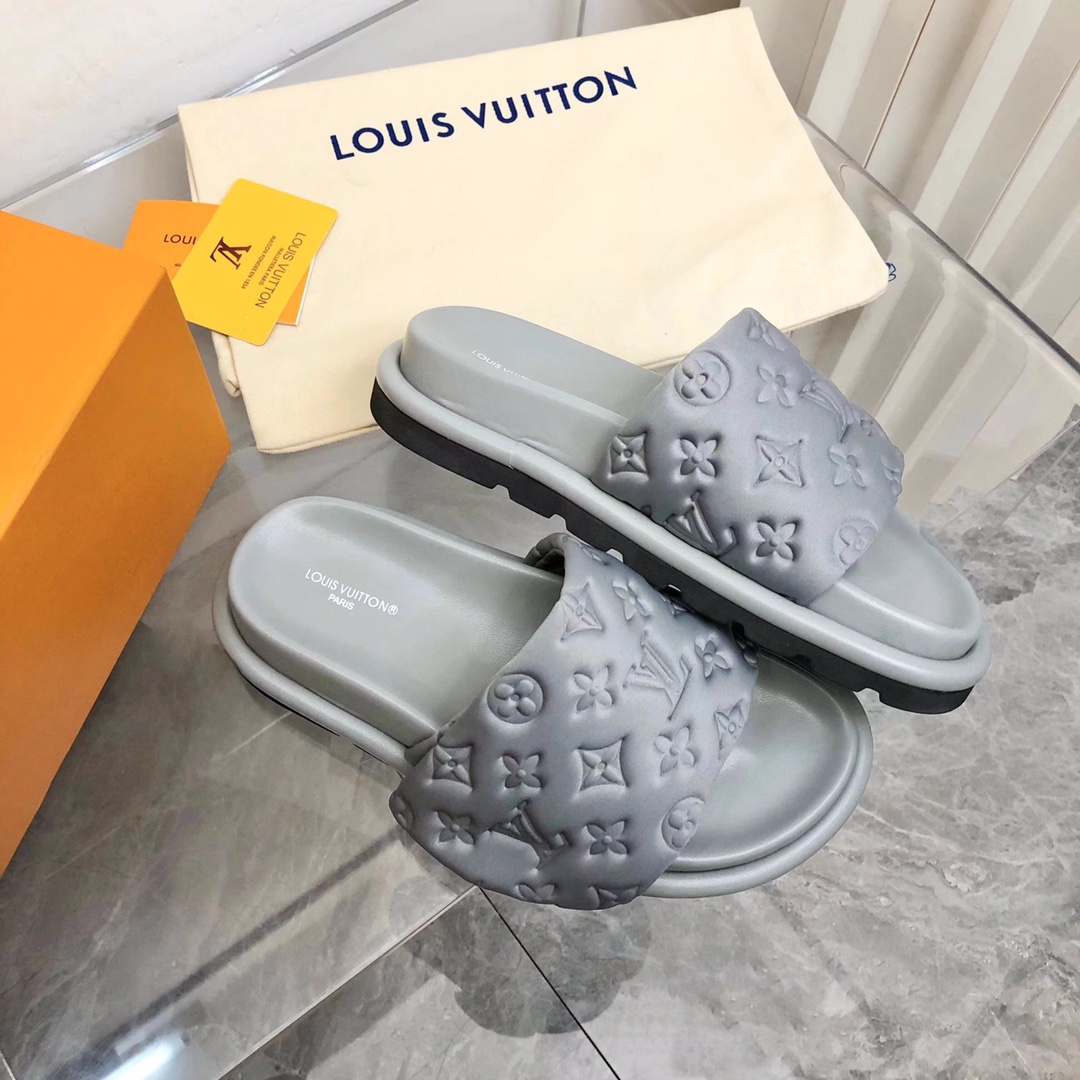 Louis Vuitton Pool Pillow Flat Comfort Mule-0009 35-44