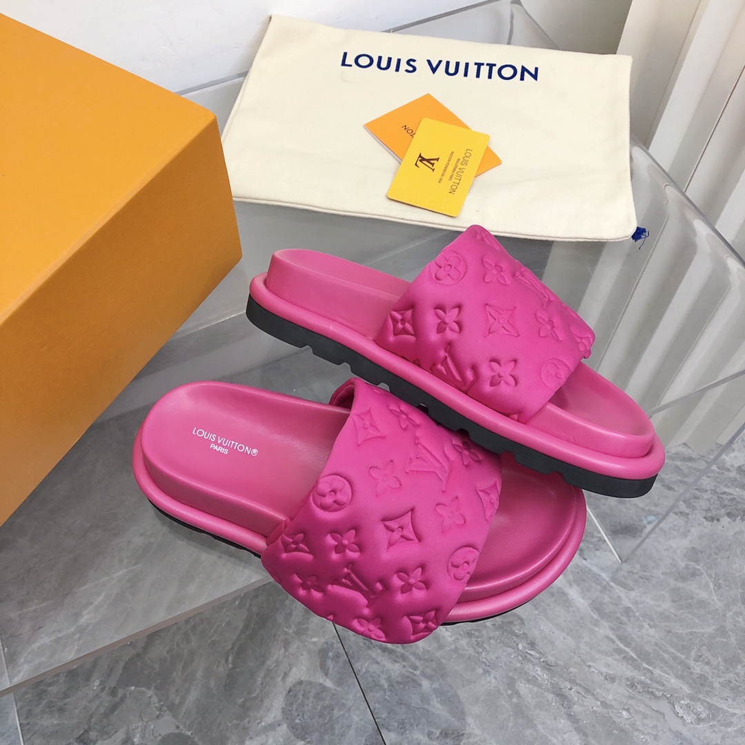 Louis Vuitton Pool Pillow Flat Comfort Mule-0010 35-44