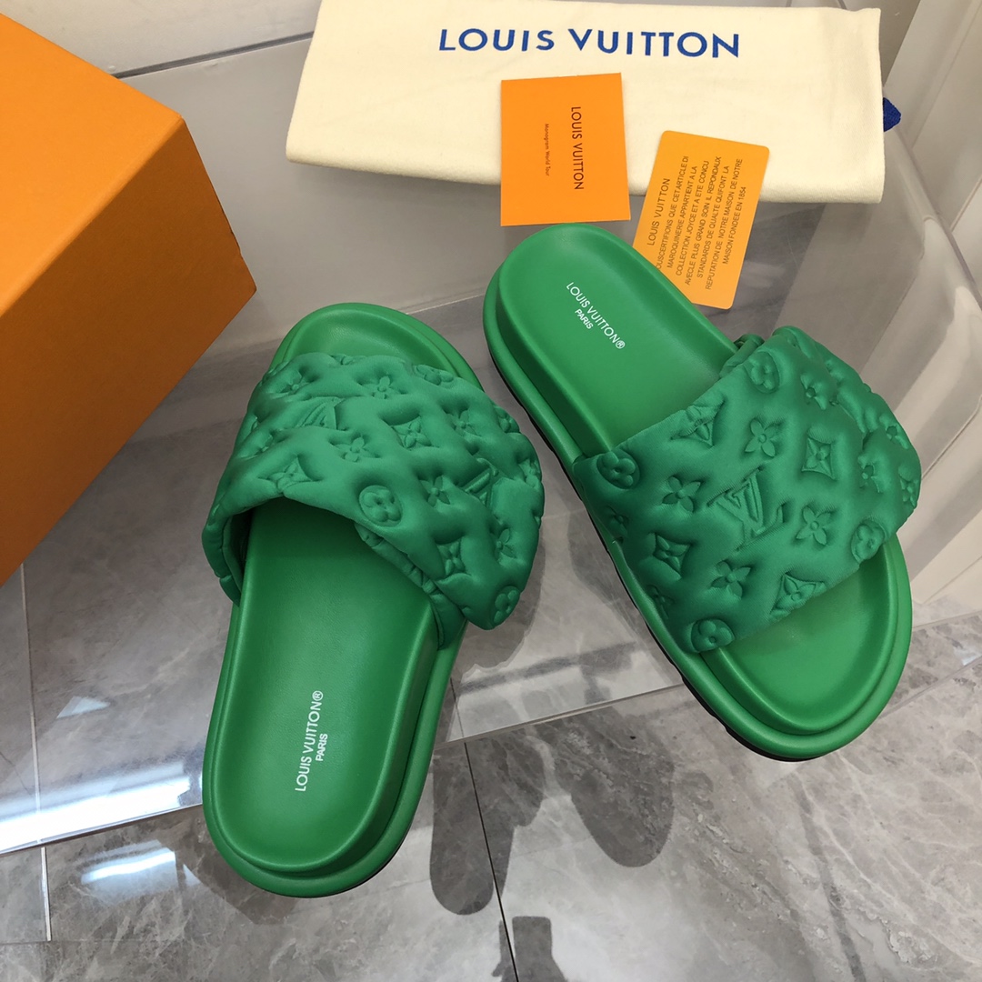 Louis Vuitton Pool Pillow Flat Comfort Mule-0012 35-44