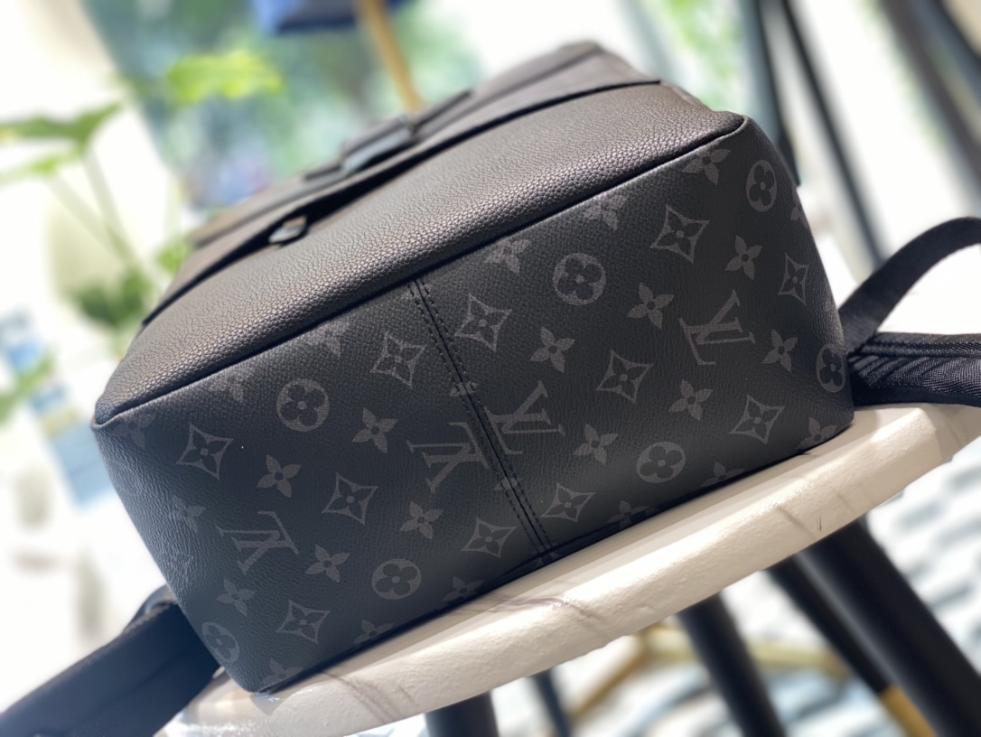 Louis Vuitton Saumur Backpack Monogram Eclipse M45913