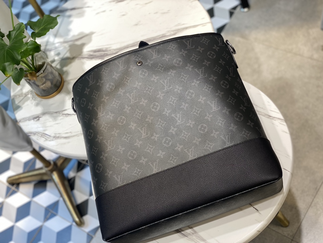 Louis Vuitton Saumur Tote Bag Monogram Eclipse M45914