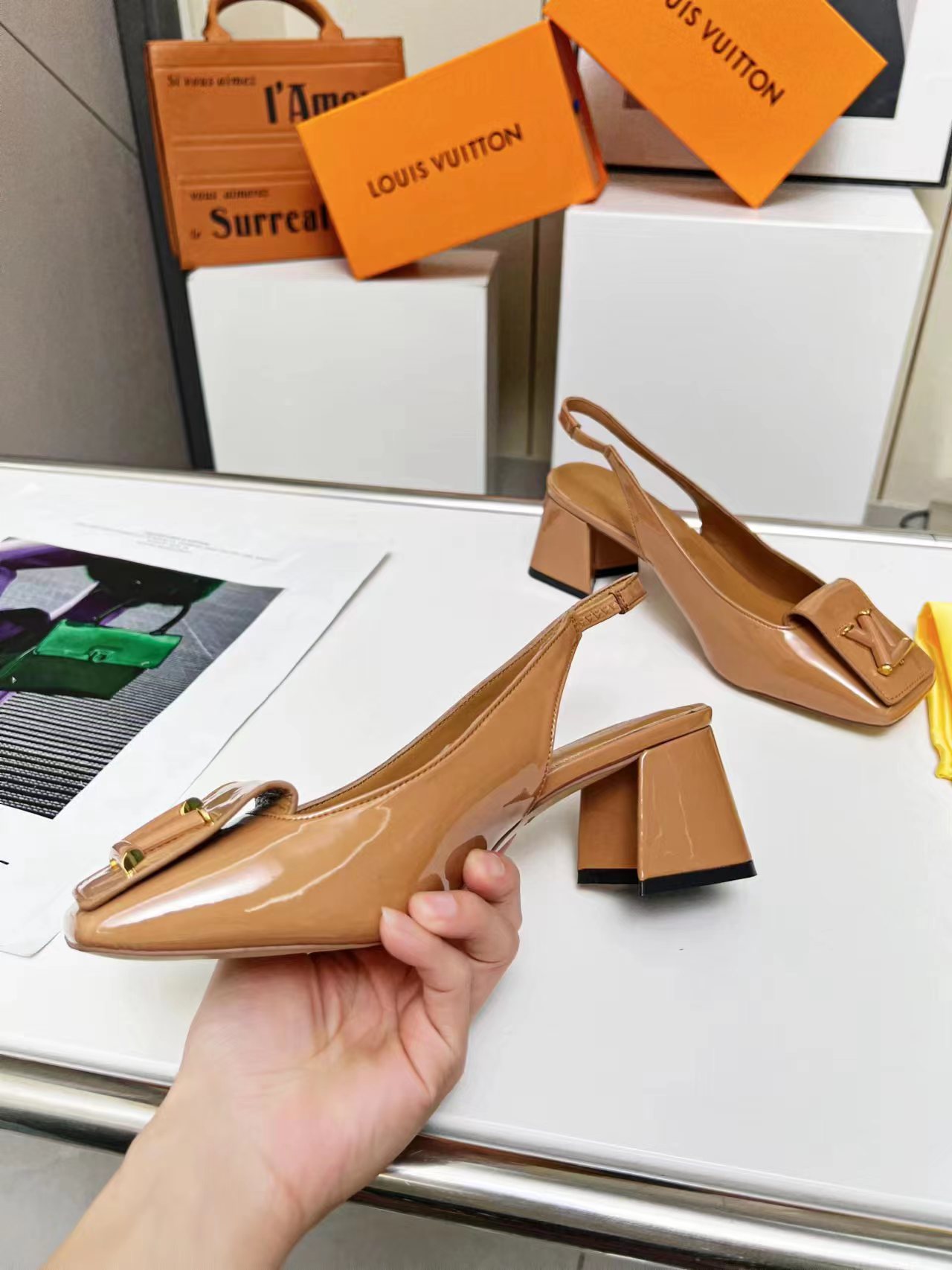 Louis Vuitton Shake Slingback Pump-0001 35-42