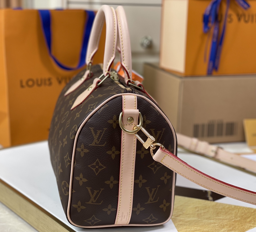 Louis Vuitton Speedy 25 Monogram coated canvas Natural M41109