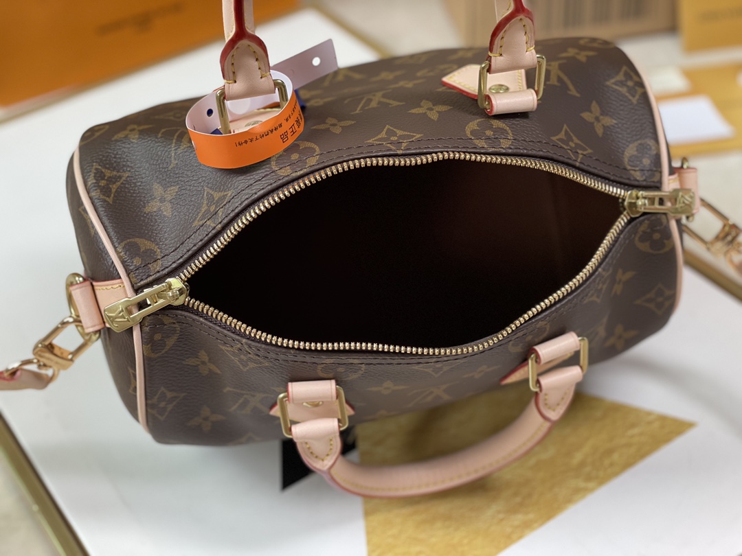 Louis Vuitton Speedy 25 Monogram coated canvas Natural M41109