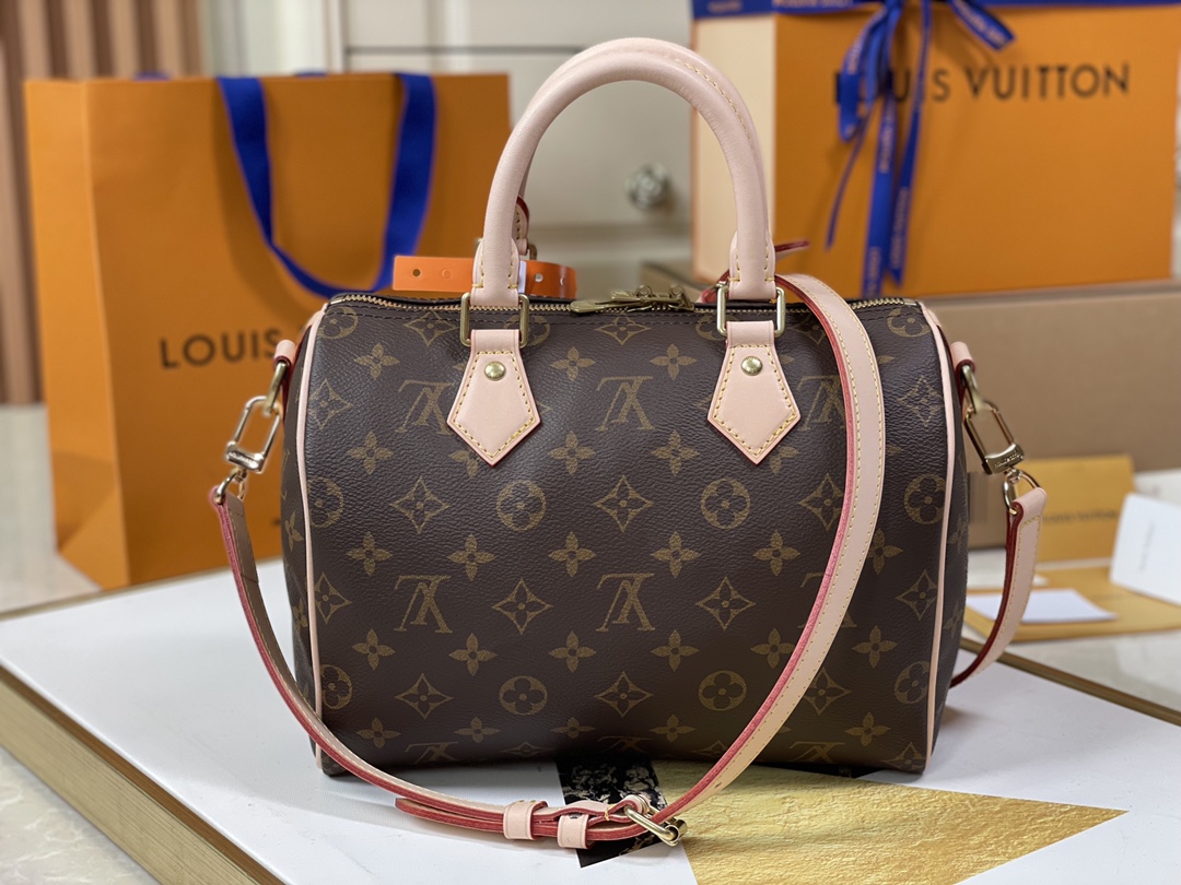 Louis Vuitton Speedy 25 Monogram coated canvas Natural M41109