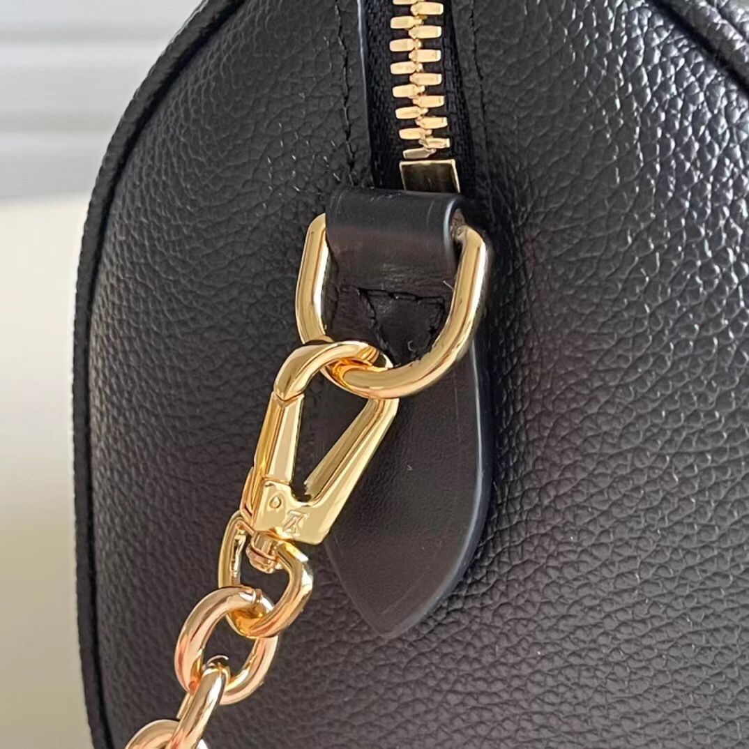 Louis Vuitton Speedy Bandouliere 20 Monogram Empreinte Black