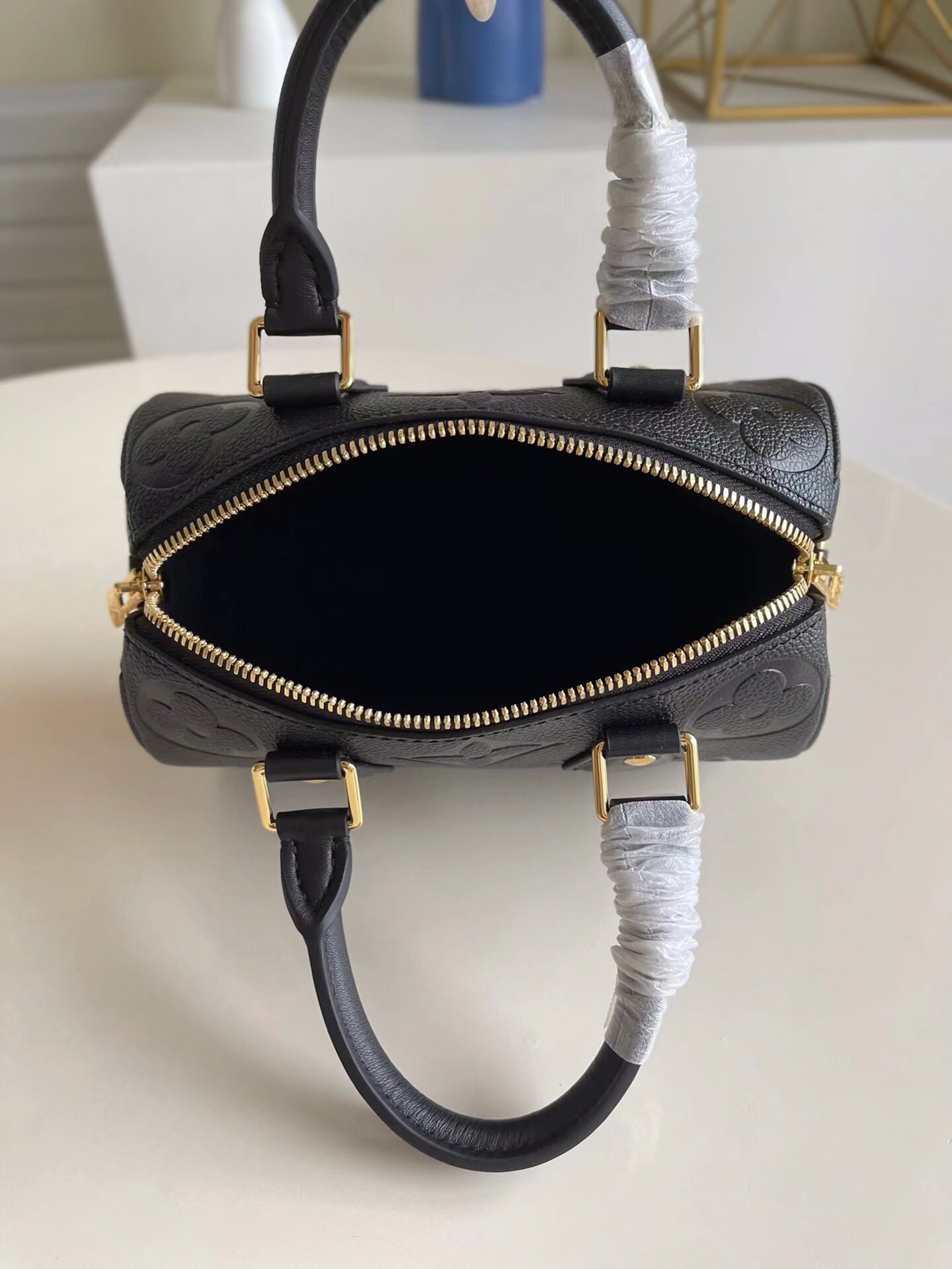 Louis Vuitton Speedy Bandouliere 20 Monogram Empreinte Black