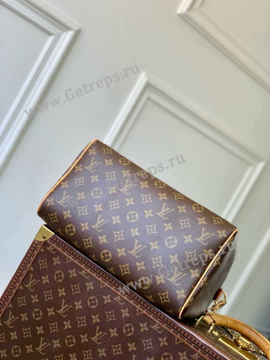 Louis Vuitton Speedy Soft 30 Lucky Monogram Coated Canvas