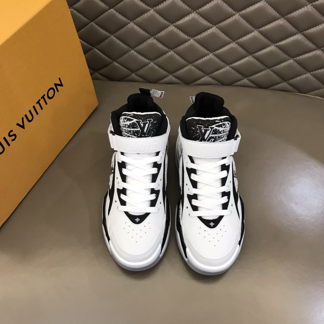 Louis Vuitton Trainer 2 High-top Sneakers White 38-44