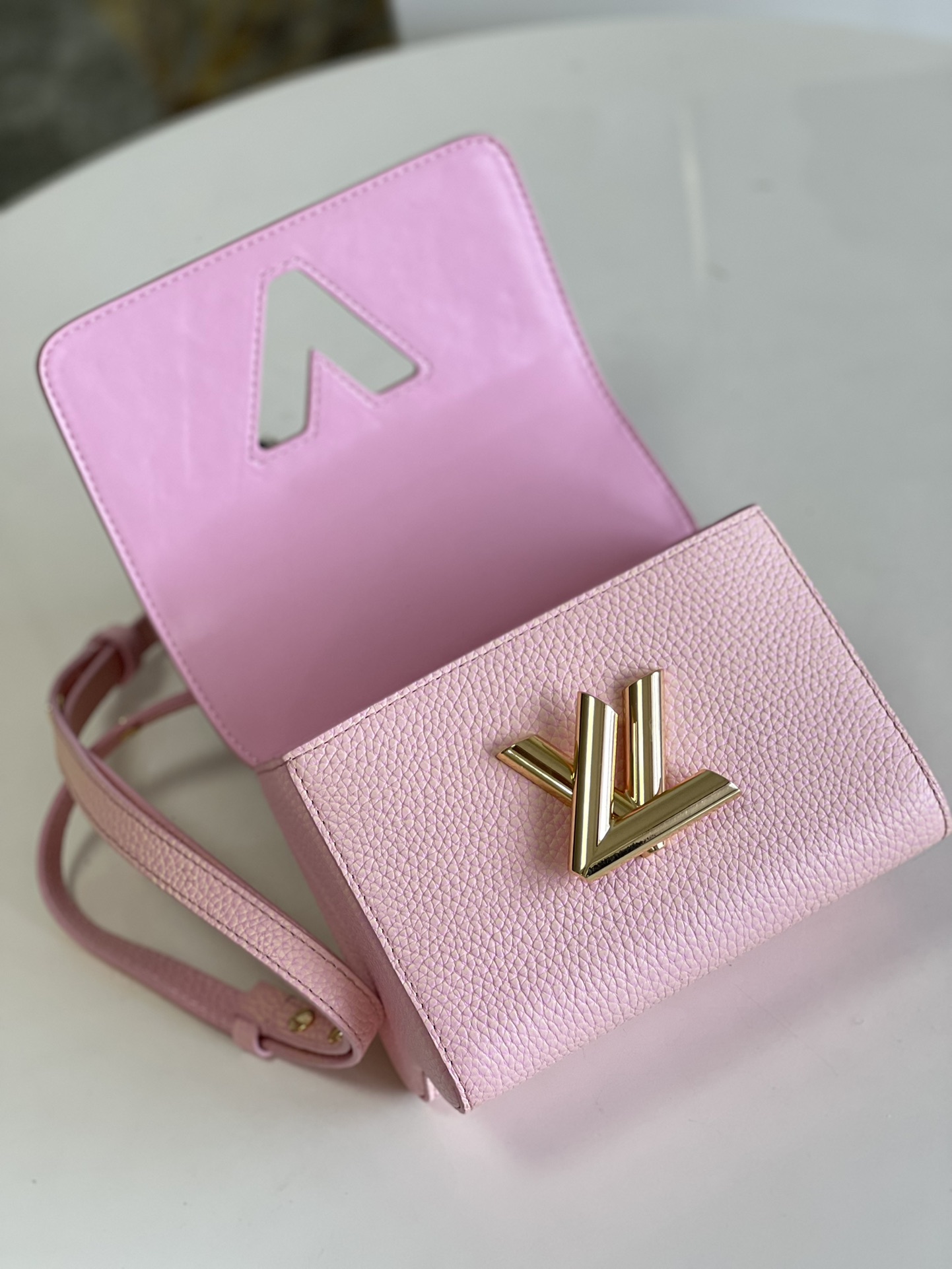 Louis Vuitton Twist PM Bag In Epi Leather Pink M50332