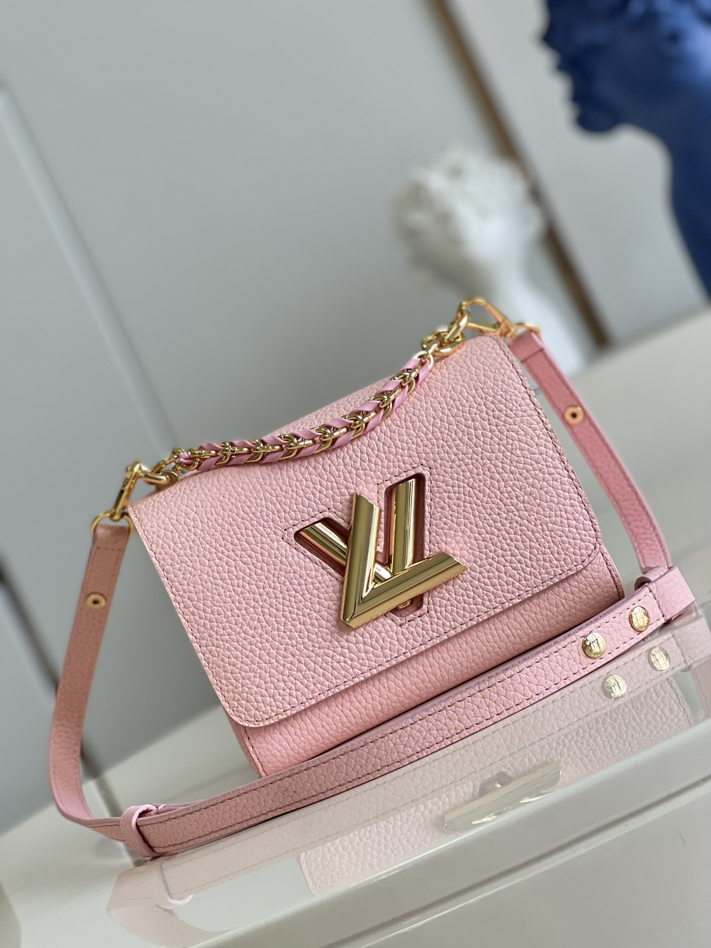 Louis Vuitton Twist PM Bag In Epi Leather Pink M50332